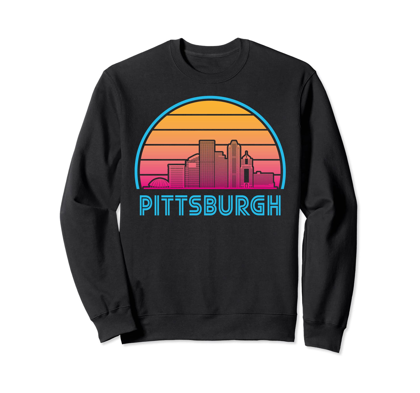 Pittsburgh Pennsylvania Skyline Sweatshirt - Streetwear Style for Adults - T-Shirt, Sweatshirt, Hoodie