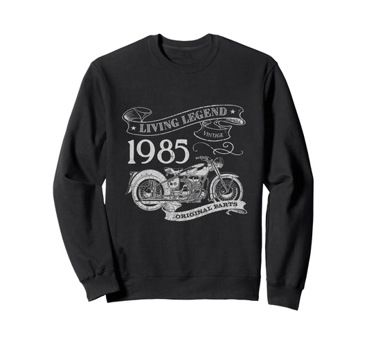 40Th Birthday 1985 Living Legend Sweatshirt - Aesthetic Graphic Unisex - T-Shirt, Sweatshirt, Hoodie