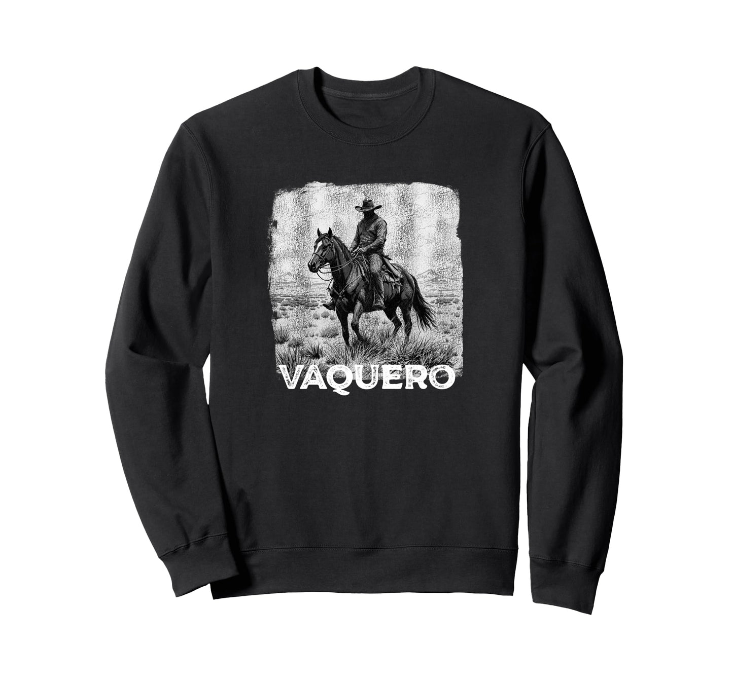 Vaquero Spanish Mexican Cowboy Sweatshirt - Aesthetic Graphic Men Women - T-Shirt, Sweatshirt, Hoodie