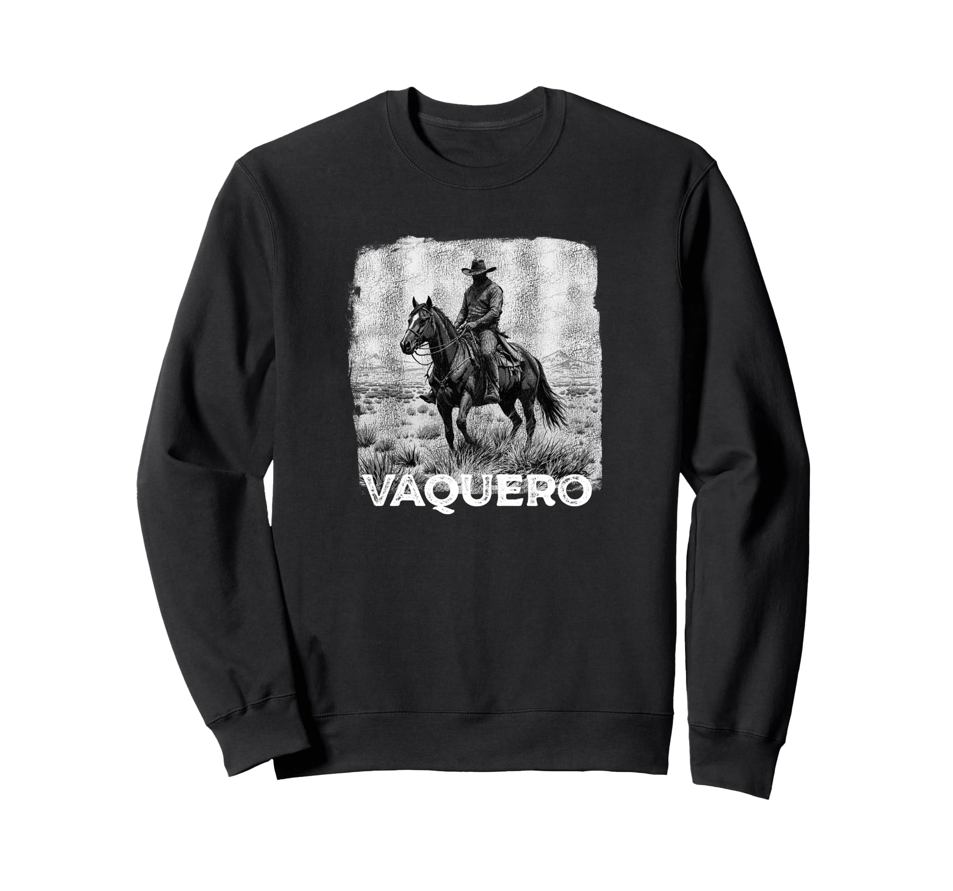 Vaquero Spanish Mexican Cowboy Sweatshirt - Aesthetic Graphic Men Women - T-Shirt, Sweatshirt, Hoodie