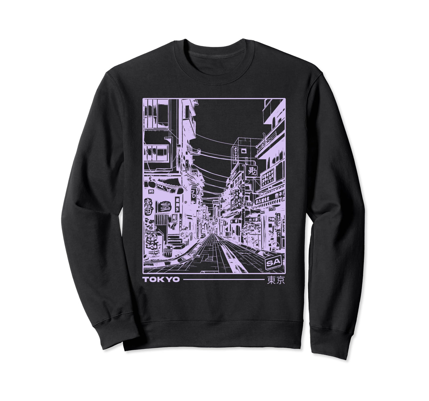 Japan Streets Tokyo Minimal Sweatshirt - Novelty Apparel Men Women - T-Shirt, Sweatshirt, Hoodie