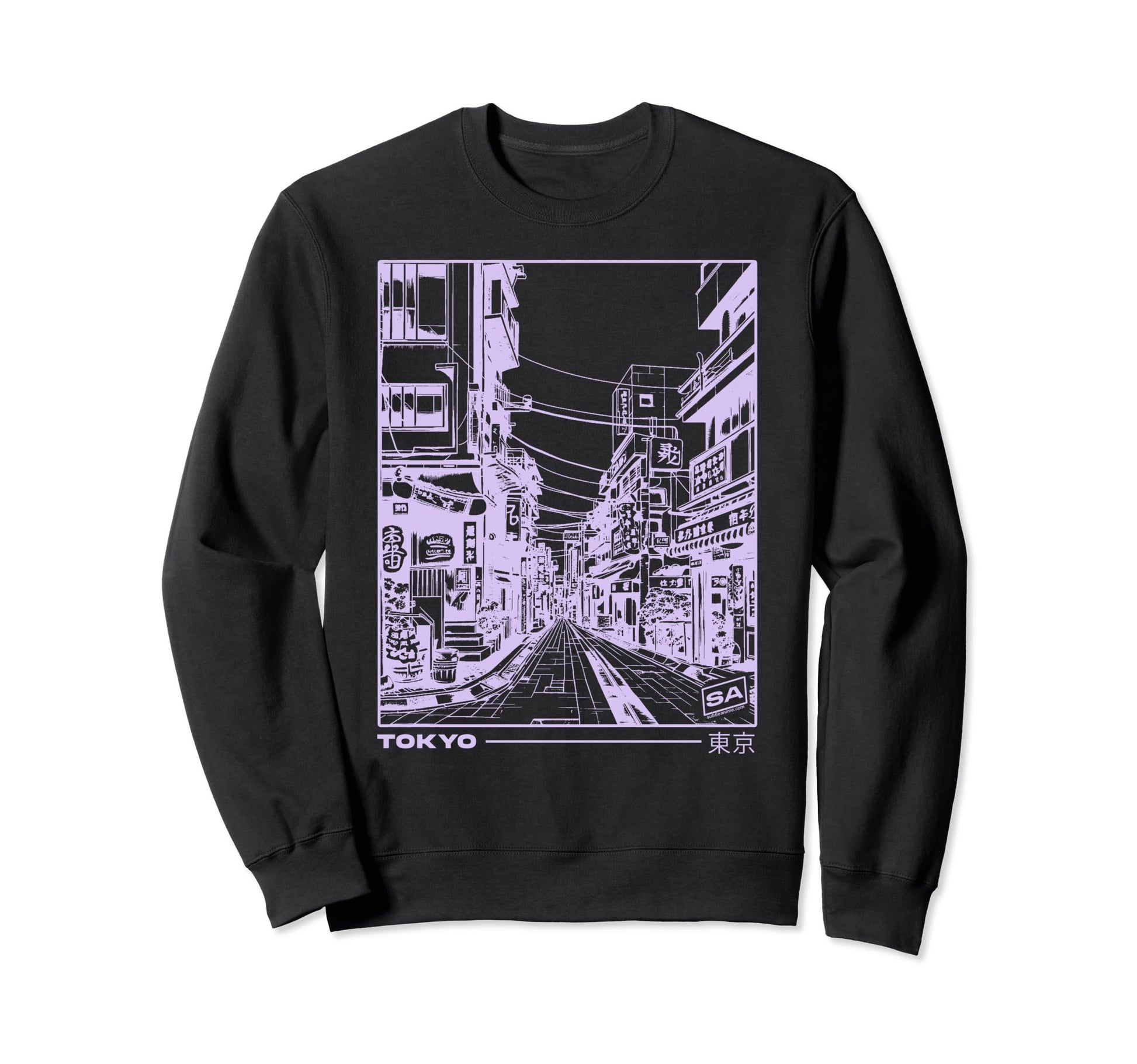 Japan Streets Tokyo Minimal Sweatshirt - Novelty Apparel Men Women - T-Shirt, Sweatshirt, Hoodie