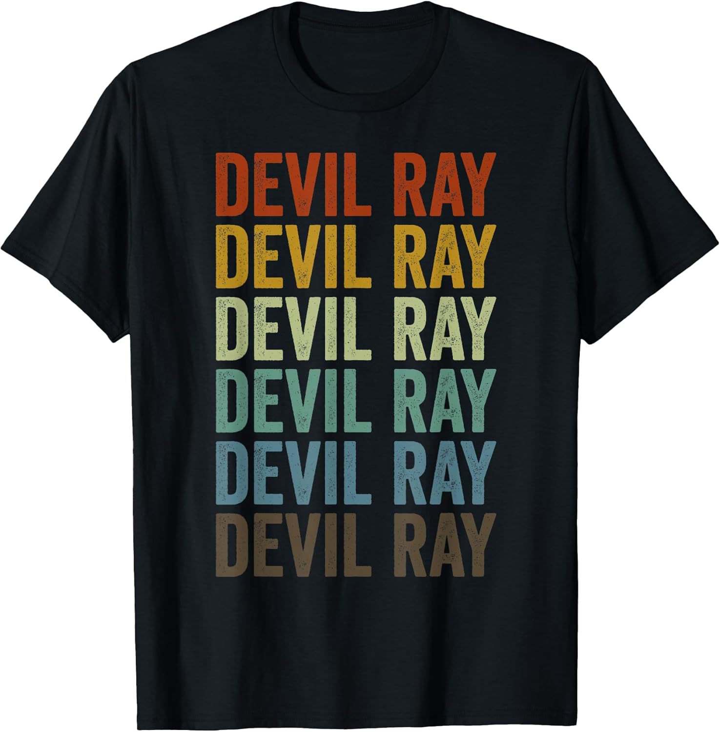 Devil Ray Fish Retro Gifts - Adult & Kids T-Shirts, Sweatshirts & Hoodies apparel design preview 1