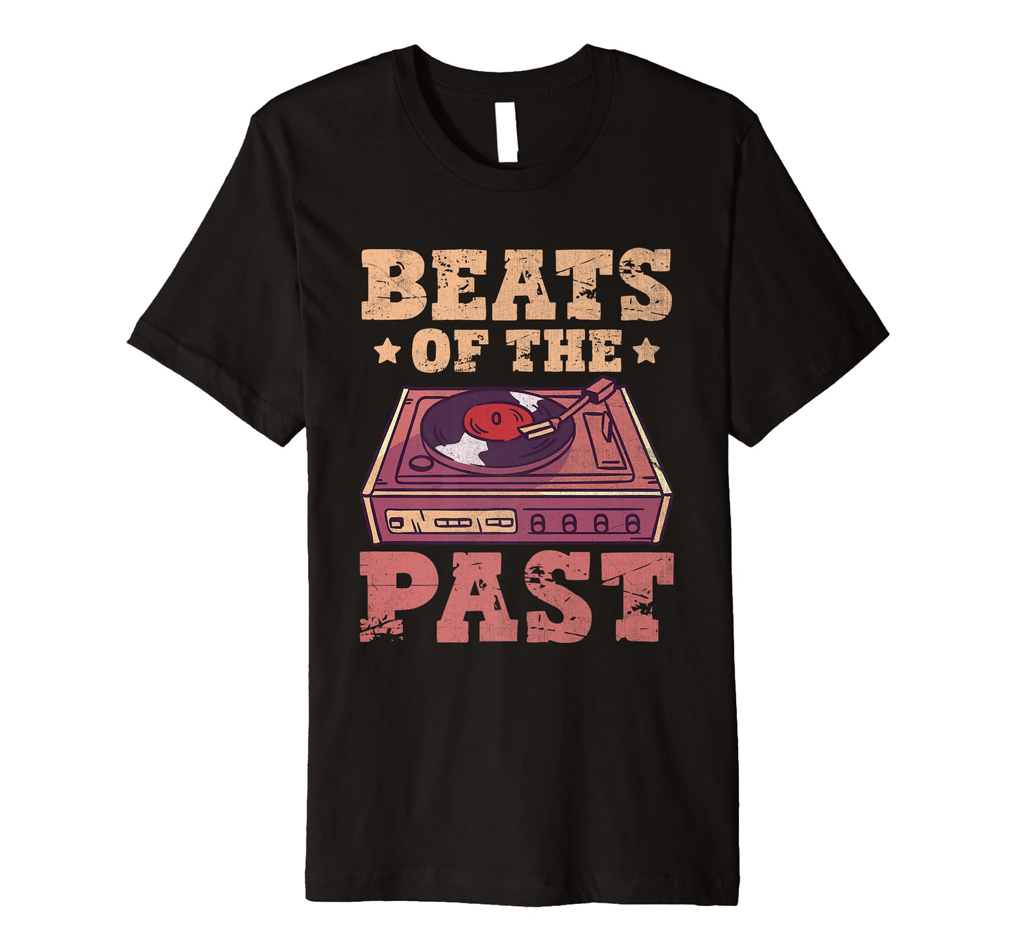 Funny Old School Dj Equipment Table T-Shirt - Custom Art Print Unisex - T-Shirt, Sweatshirt, Hoodie