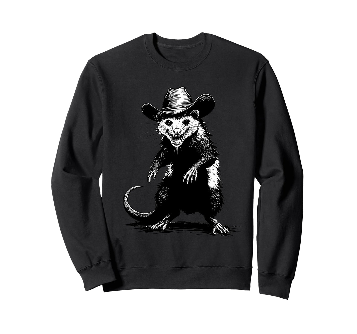 Opossum Cowboy Rodeo Cowgirl Sweatshirt - Novelty Apparel Men Women - T-Shirt, Sweatshirt, Hoodie