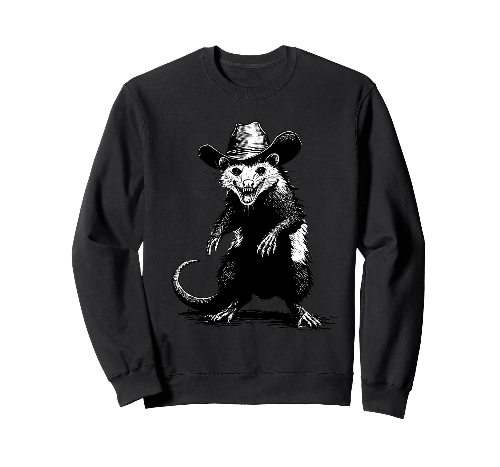 Opossum Cowboy Rodeo Cowgirl Sweatshirt - Novelty Apparel Men Women - T-Shirt, Sweatshirt, Hoodie