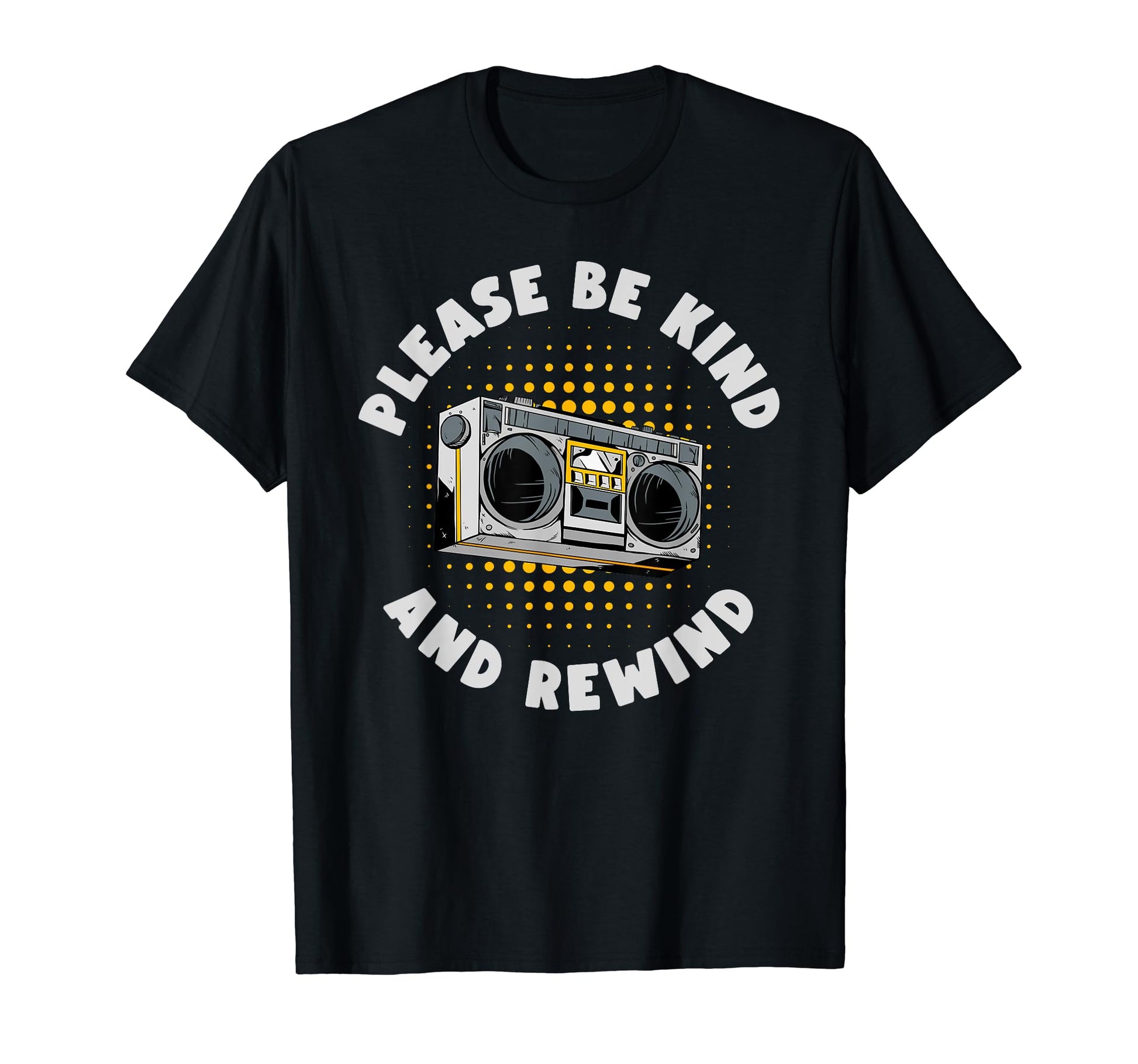 Ghetto Blaster Boombox Cassette Tape T-Shirt - Unique Graphic Men Women - T-Shirt, Sweatshirt, Hoodie