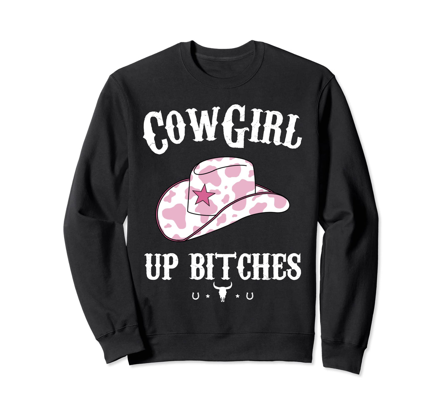 Western Cowgirl Yeehaw Hippie Sweatshirt - Fun Novelty Design Men Women - T-Shirt, Sweatshirt, Hoodie
