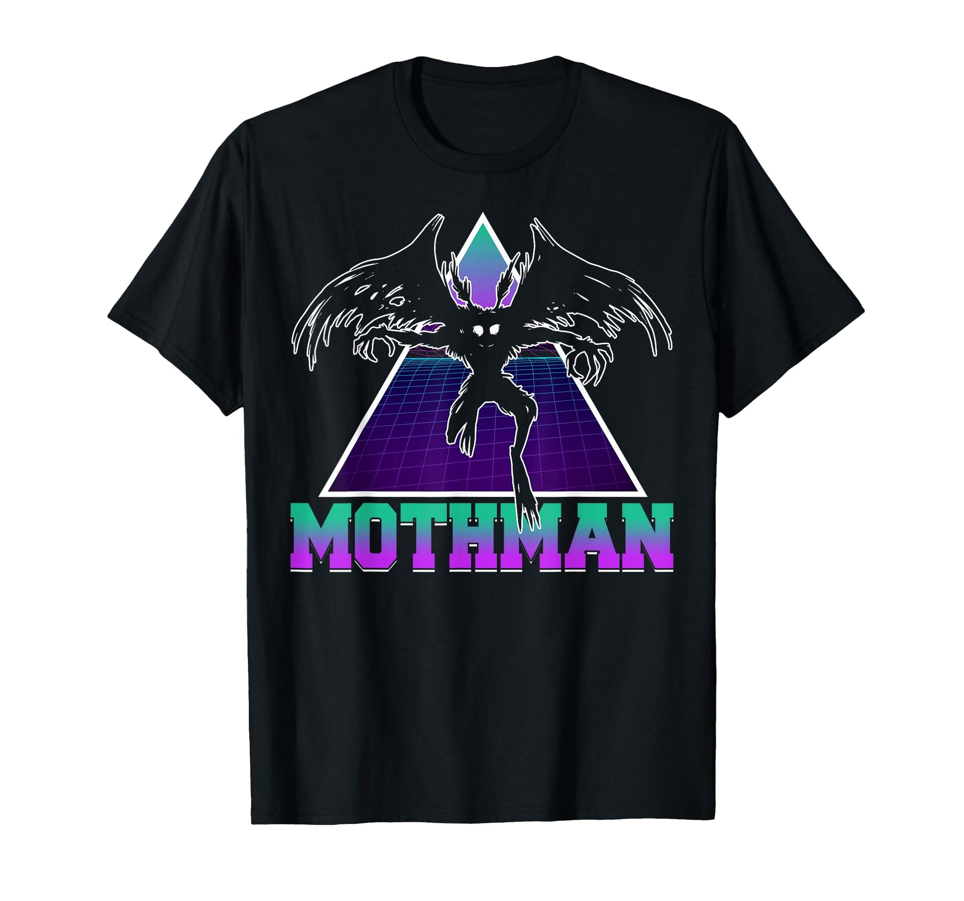 Vaporwave Aesthetic Mothman T-Shirt - Graphic Print Men Women - T-Shirt, Sweatshirt, Hoodie