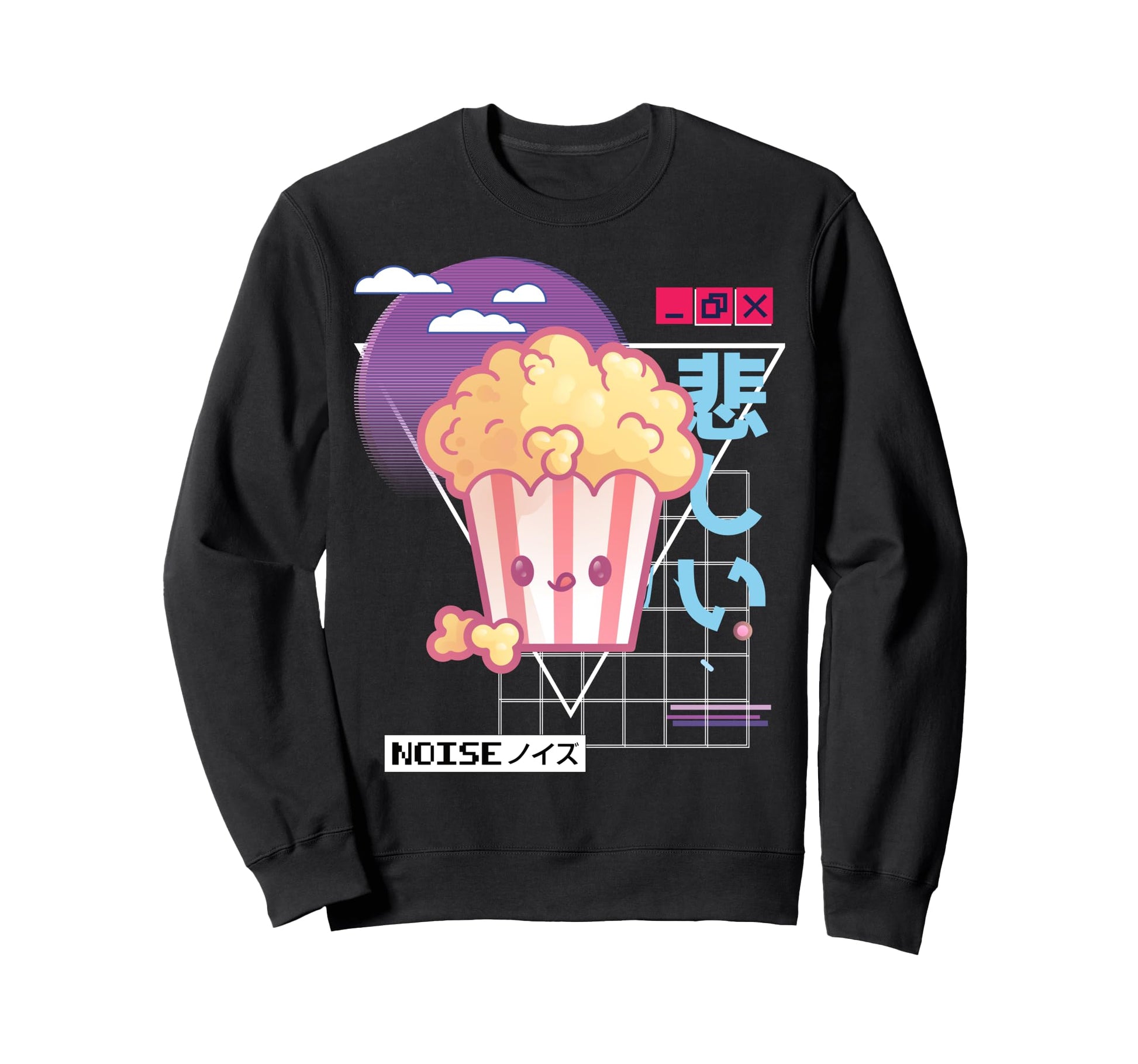 Vaporwave Kawaii Aesthetic Sweatshirt - Casual Everyday Wear Unisex - T-Shirt, Sweatshirt, Hoodie