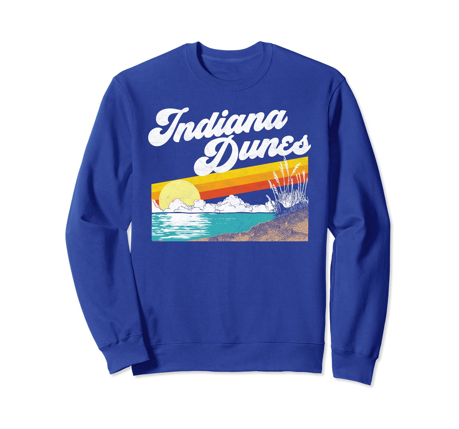 Indiana Dunes National Park 80S Sweatshirt - Minimalist Print for Adults - T-Shirt, Sweatshirt, Hoodie