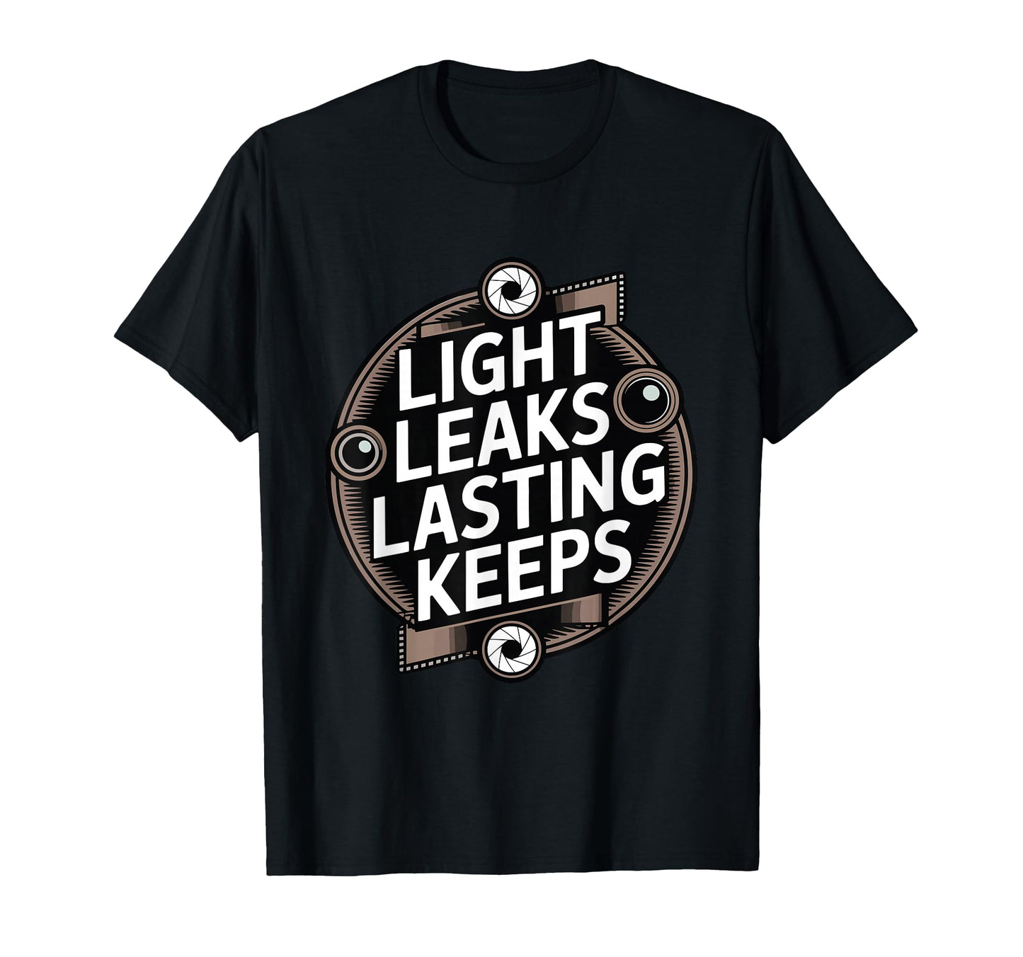 Through Lens We Live Twice Camera T-Shirt - Unique Graphic Men Women - T-Shirt, Sweatshirt, Hoodie