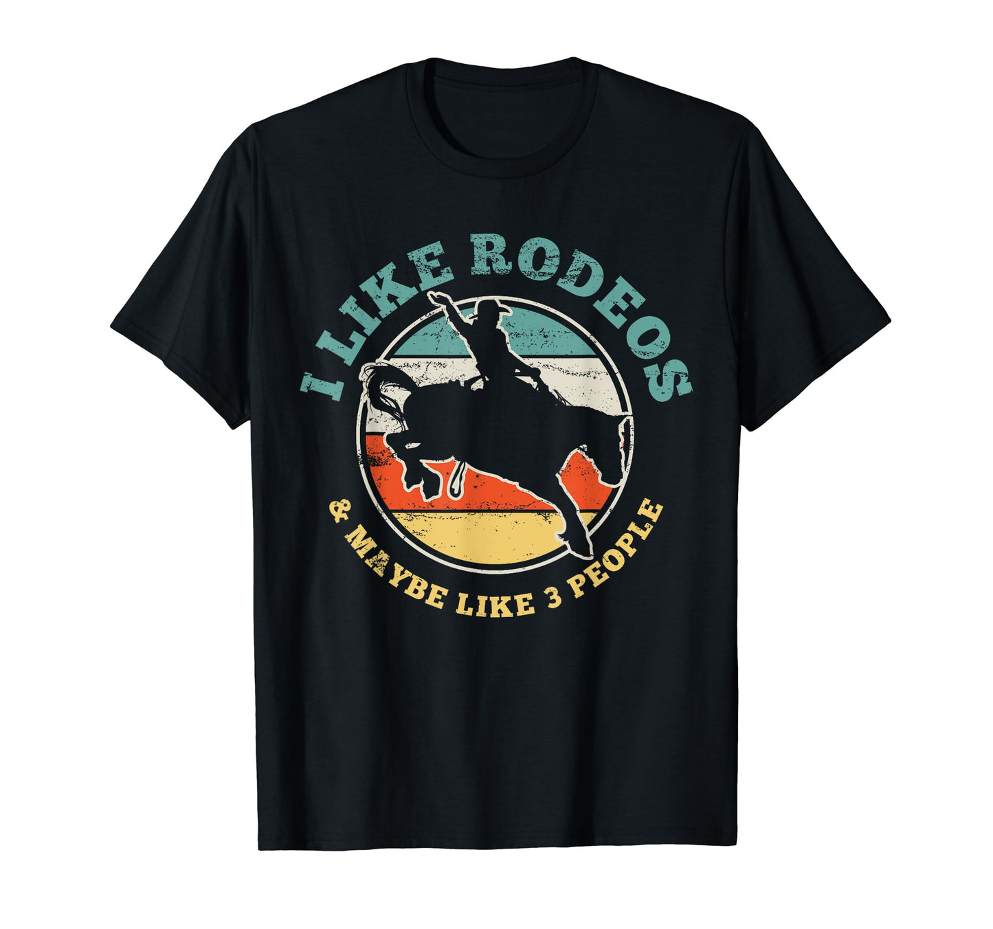 Rodeo Cowboy Funny Gift T-Shirt - Minimalist Print Unisex - T-Shirt, Sweatshirt, Hoodie