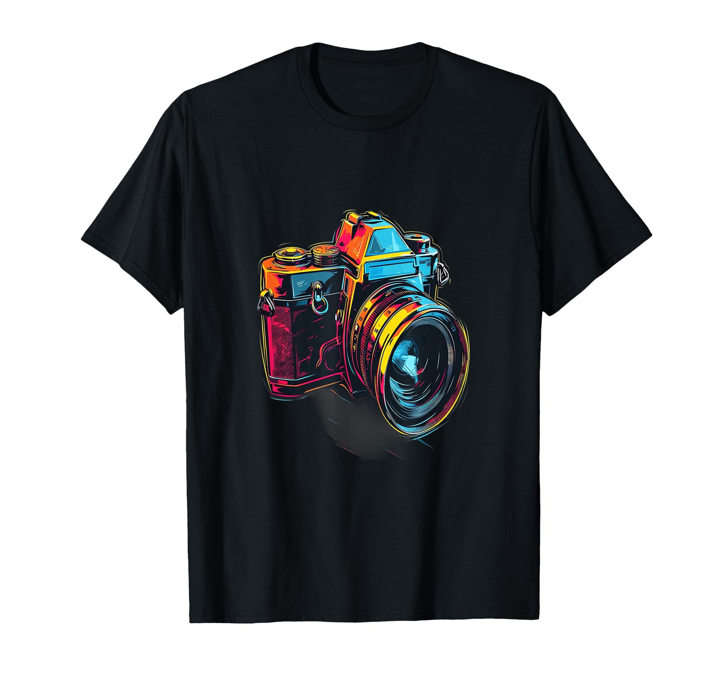 Photography Camera Photographer T-Shirt - Minimalist Print Men Women - T-Shirt, Sweatshirt, Hoodie