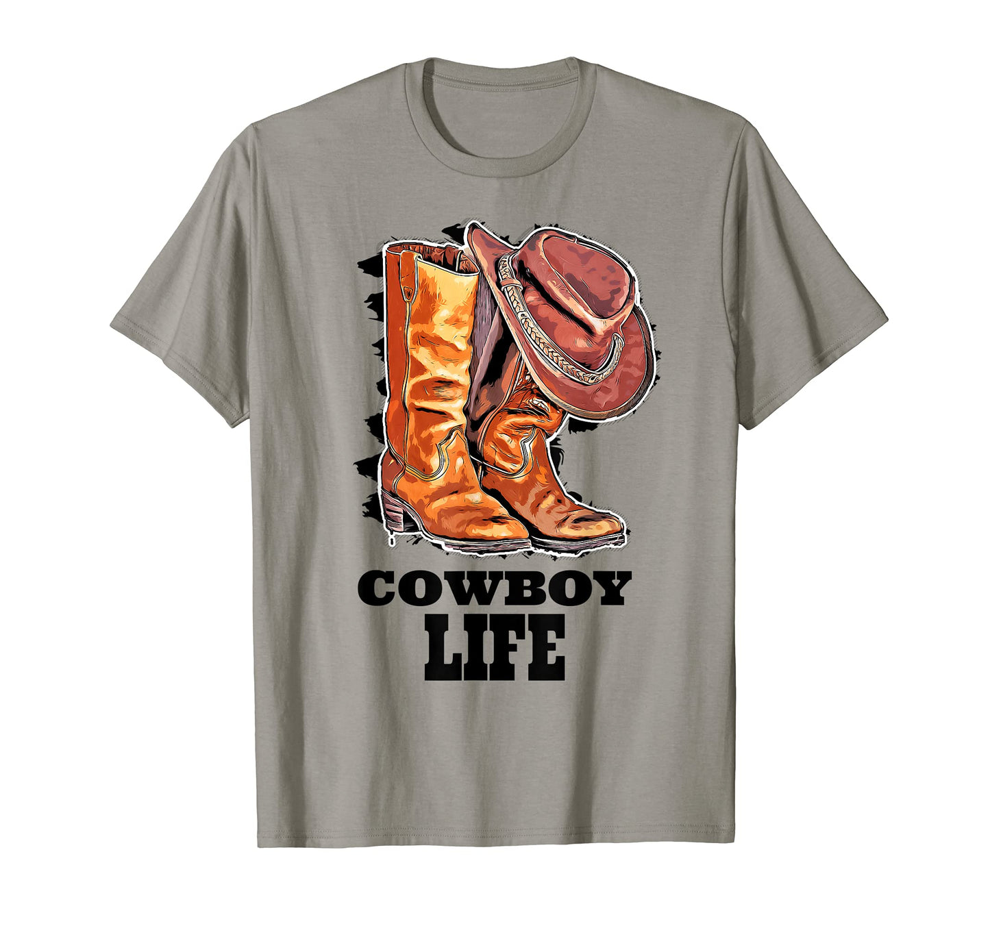 Western Cowboy T-Shirt - Fun Novelty Design Unisex - T-Shirt, Sweatshirt, Hoodie