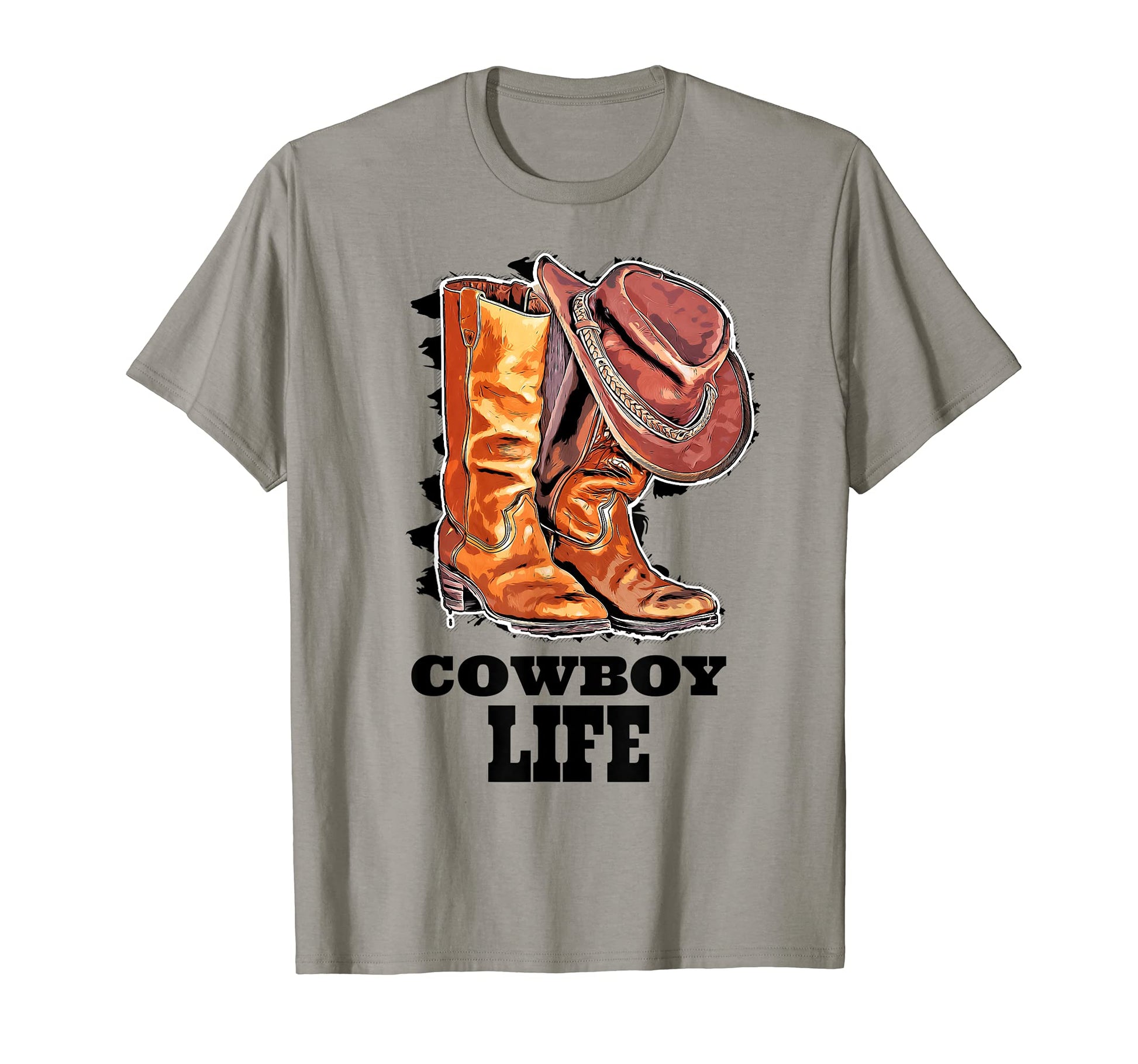 Western Cowboy T-Shirt - Fun Novelty Design Unisex - T-Shirt, Sweatshirt, Hoodie