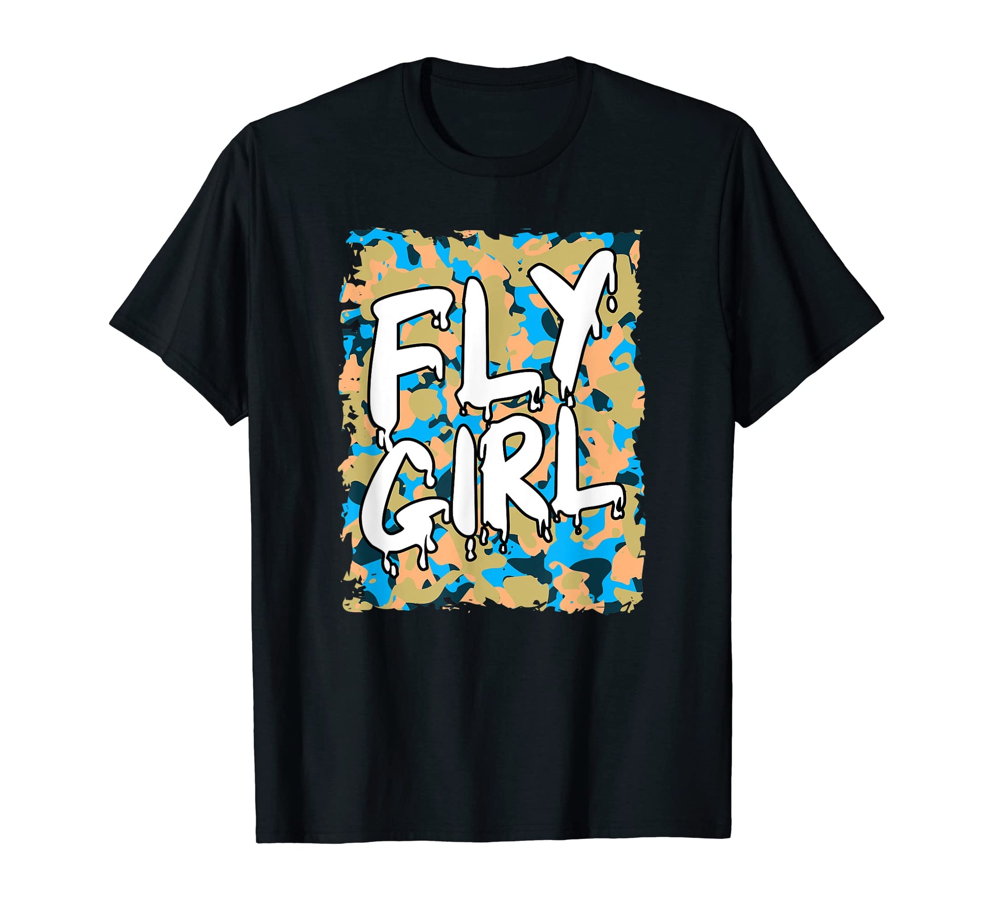 Fly Camo B 80S 90S Old School Hip T-Shirt - Custom Art Print for Adults - T-Shirt, Sweatshirt, Hoodie