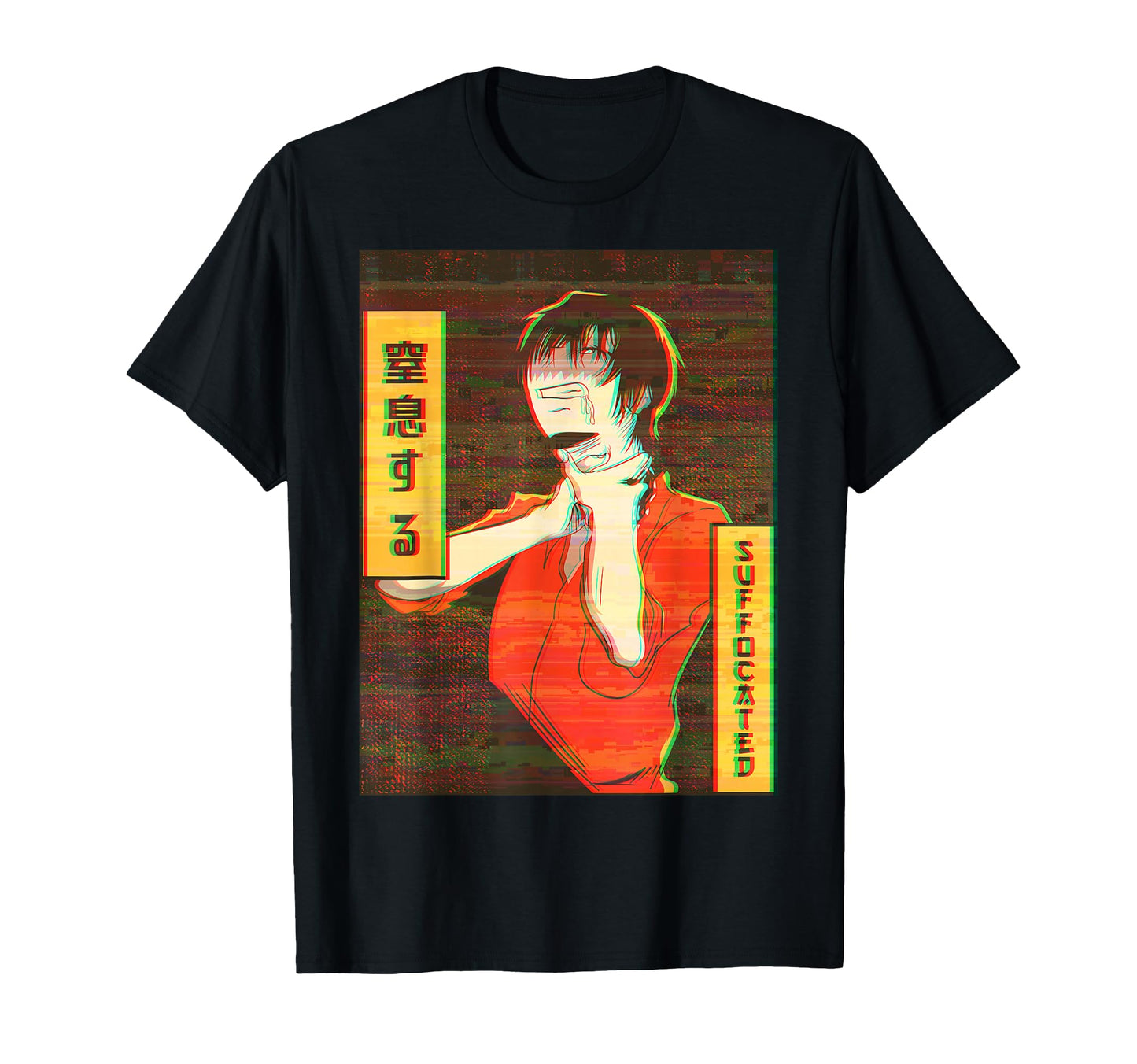 Emo Anime Japanese Vaporwave T-Shirt - Casual Everyday Wear Unisex - T-Shirt, Sweatshirt, Hoodie