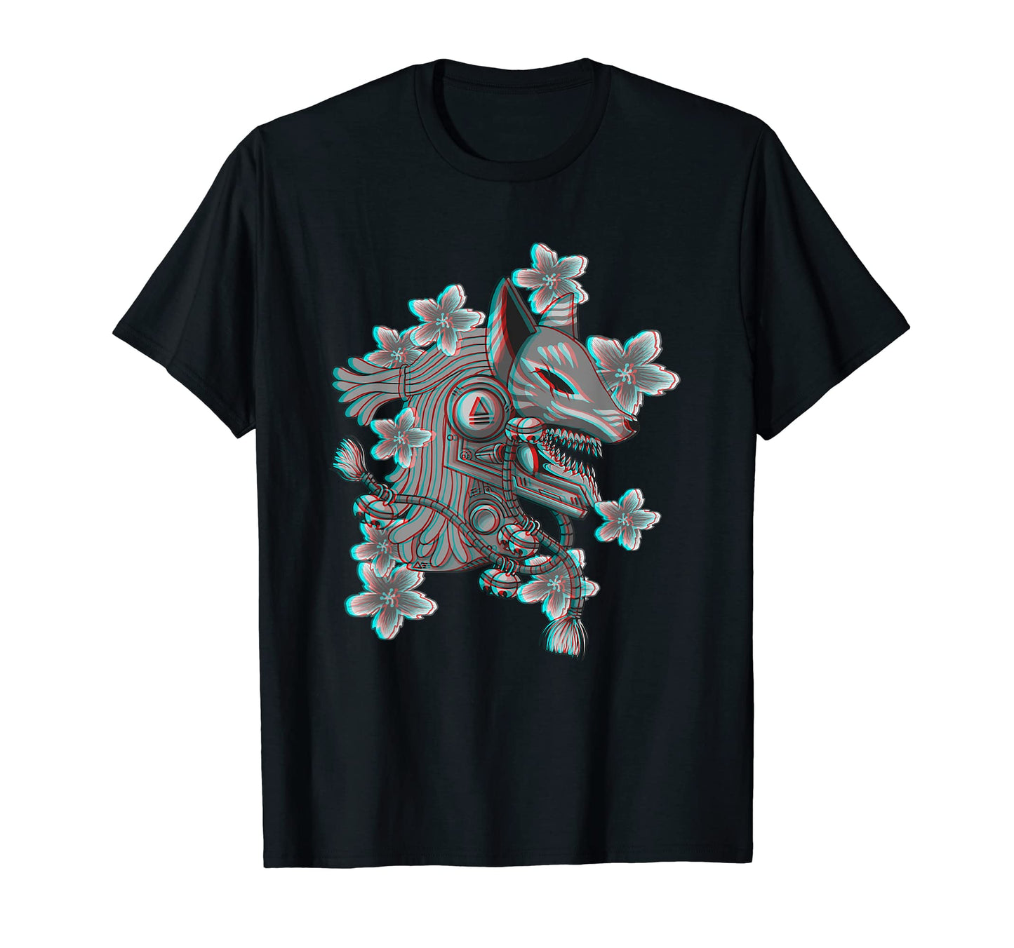 Kitsune Anime Aesthetic Japan T-Shirt - Casual Everyday Wear Men Women - T-Shirt, Sweatshirt, Hoodie