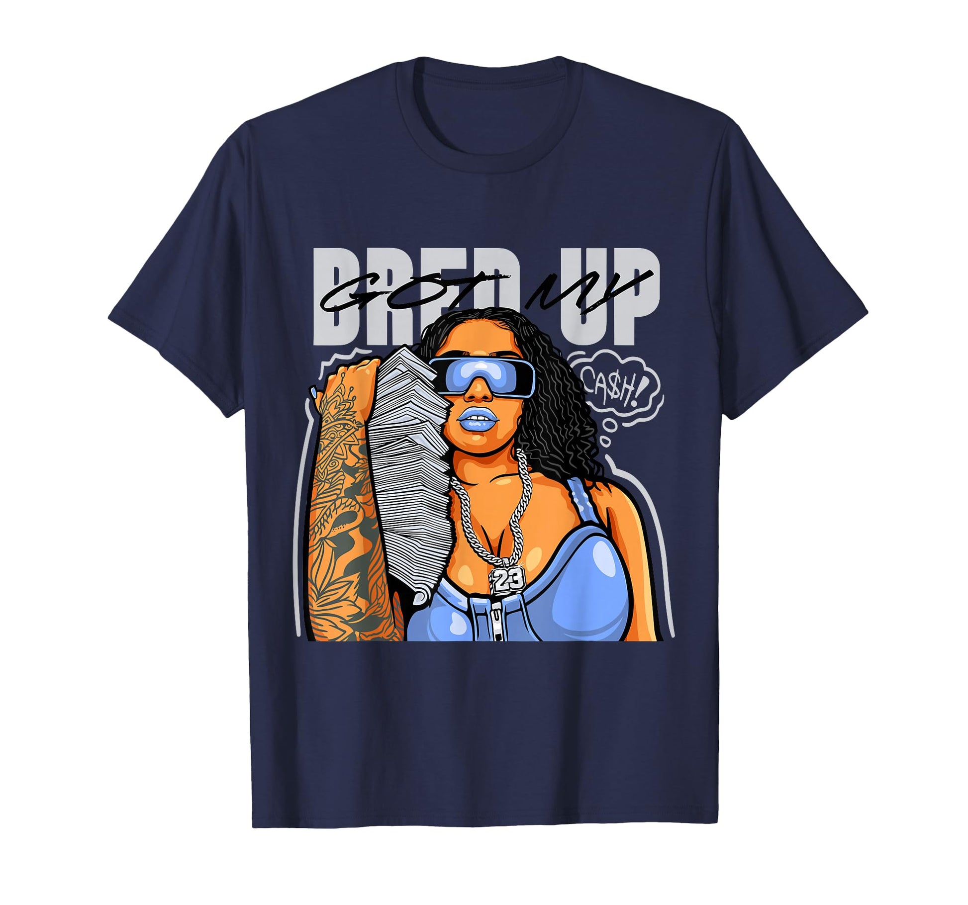 Gangster Hiphop Old School Hip Hop T-Shirt - Custom Art Print for Adults - T-Shirt, Sweatshirt, Hoodie