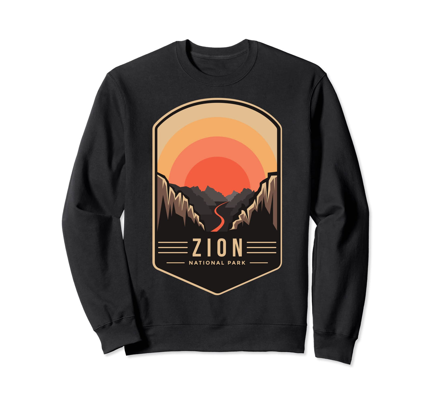 Zion National Park Utah Souvenir Sweatshirt - Unique Graphic Men Women - T-Shirt, Sweatshirt, Hoodie
