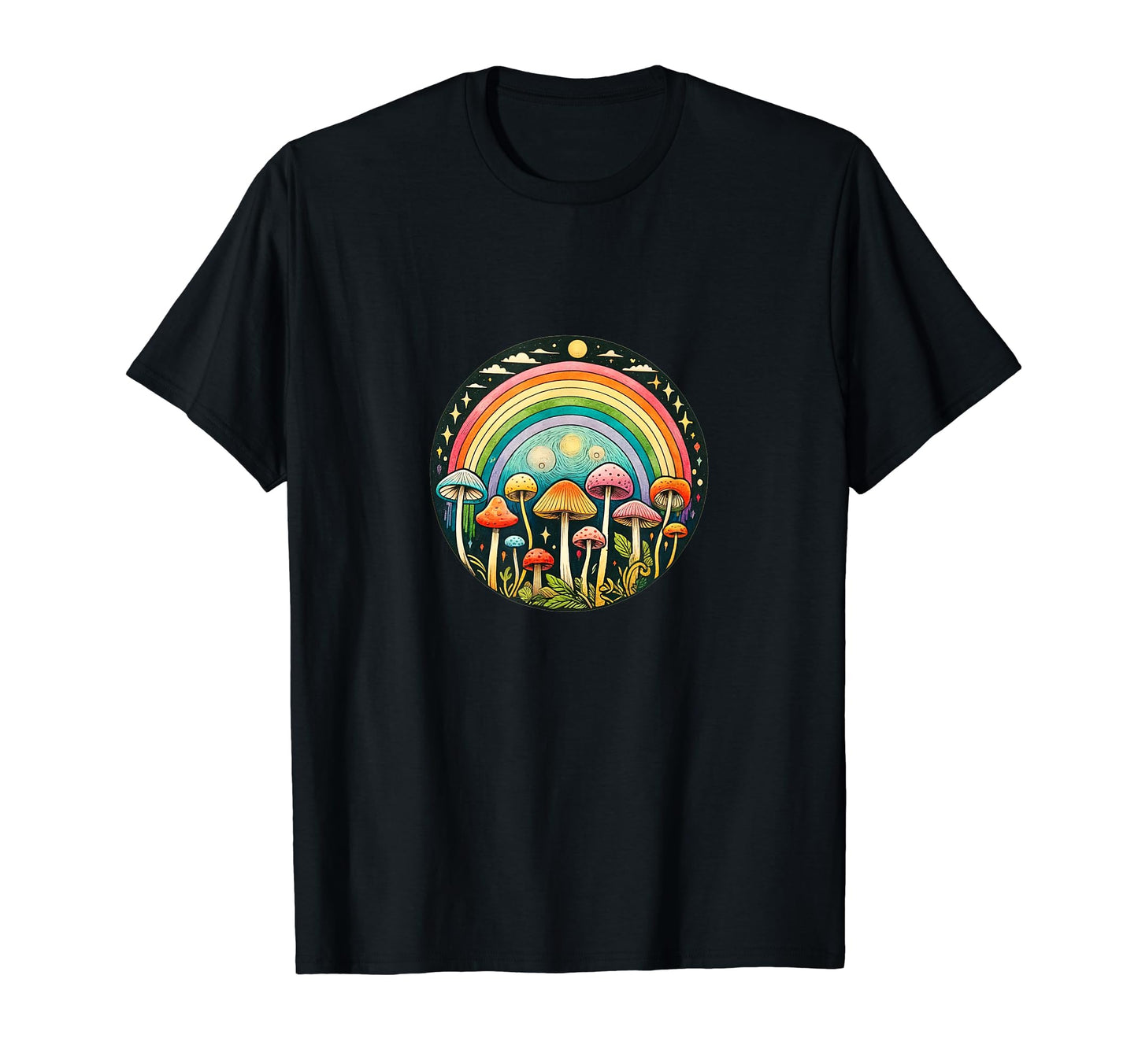 Fungi Fun Mushrooms Are Rainbow Mushroom T-Shirt - Streetwear Style Unisex - T-Shirt, Sweatshirt, Hoodie