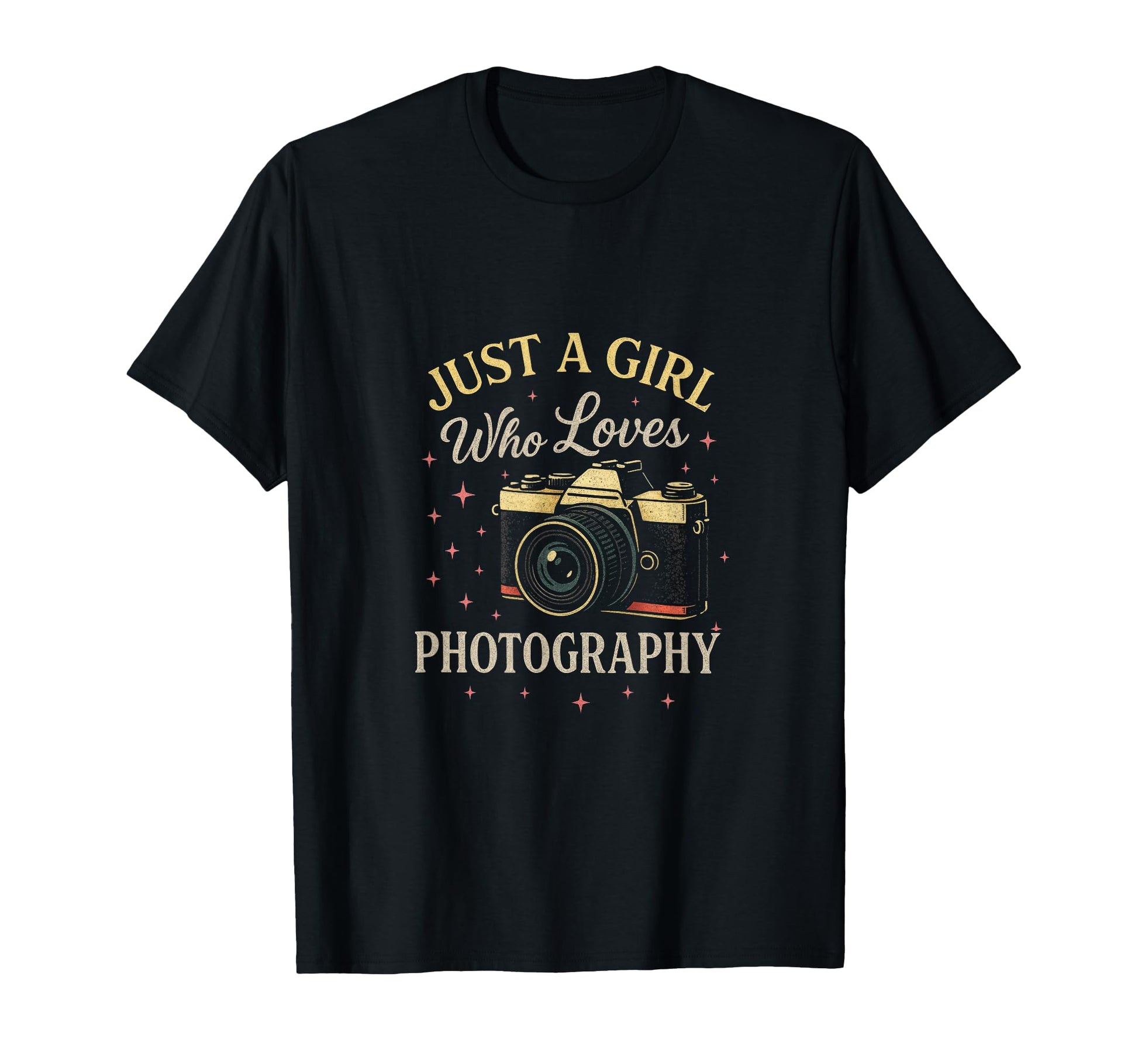 Just Who Loves Photography Camera T-Shirt - Novelty Apparel for Adults - T-Shirt, Sweatshirt, Hoodie