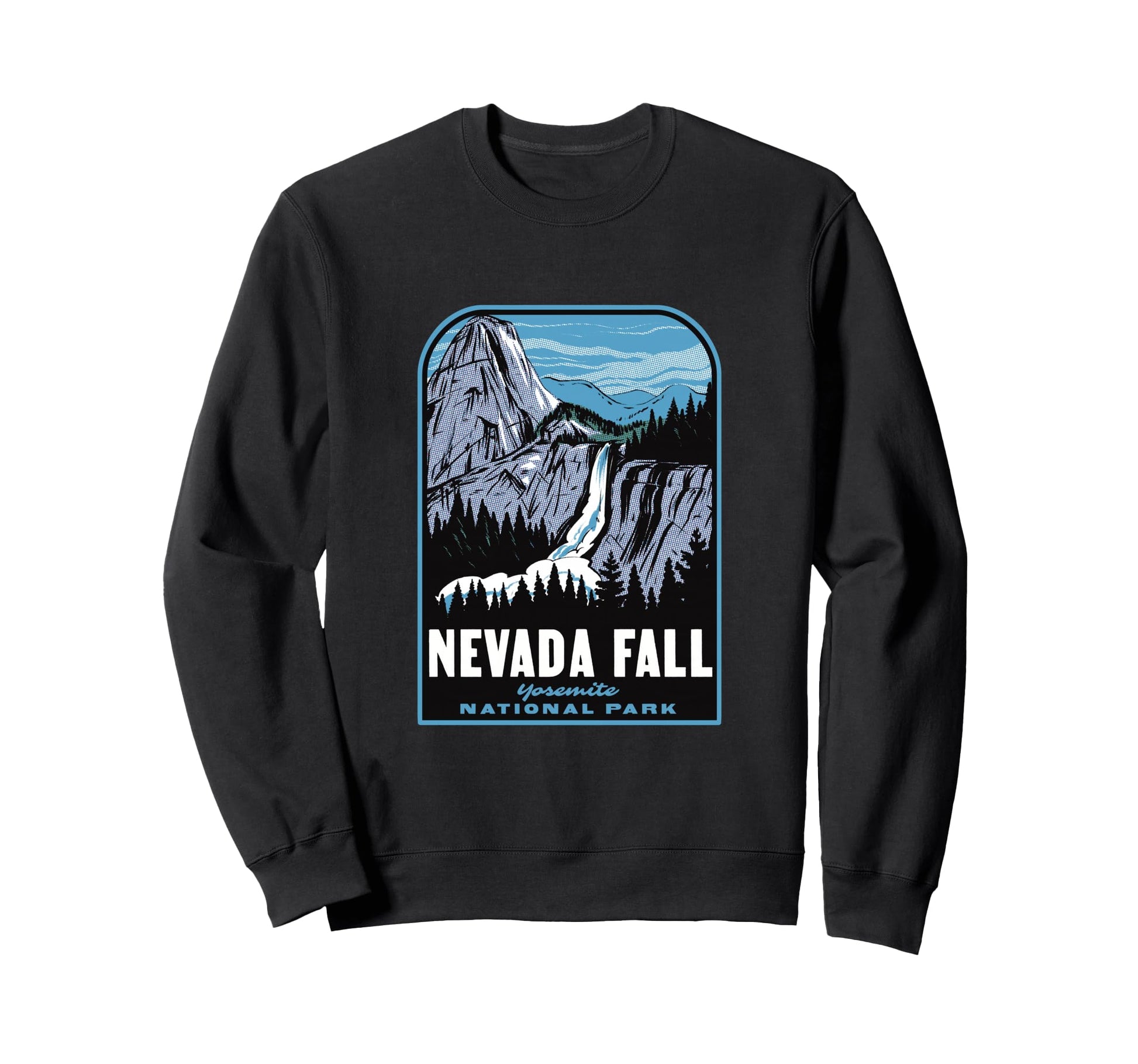 Nevada Fall Yosemite National Sweatshirt - Casual Everyday Wear for Adults - T-Shirt, Sweatshirt, Hoodie