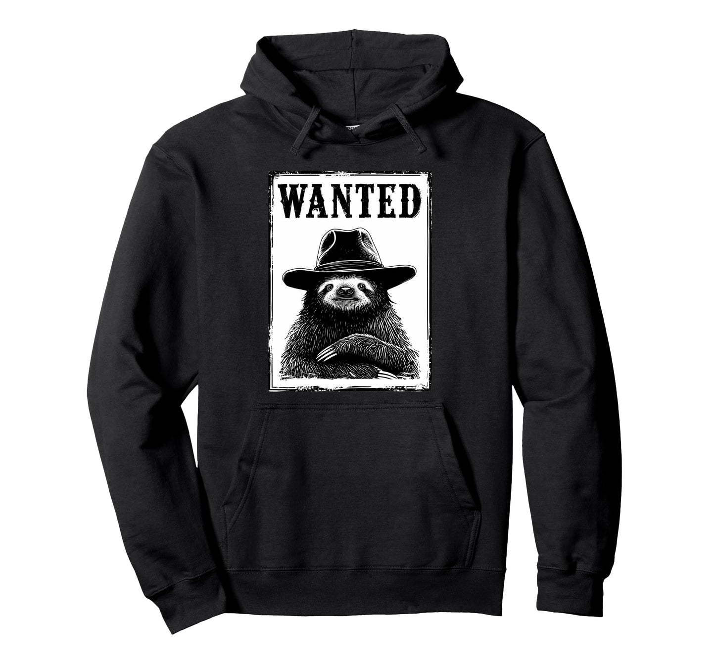Sloth Cowboy Rodeo Cowgirl Western Hoodie - Novelty Apparel for Adults - T-Shirt, Sweatshirt, Hoodie