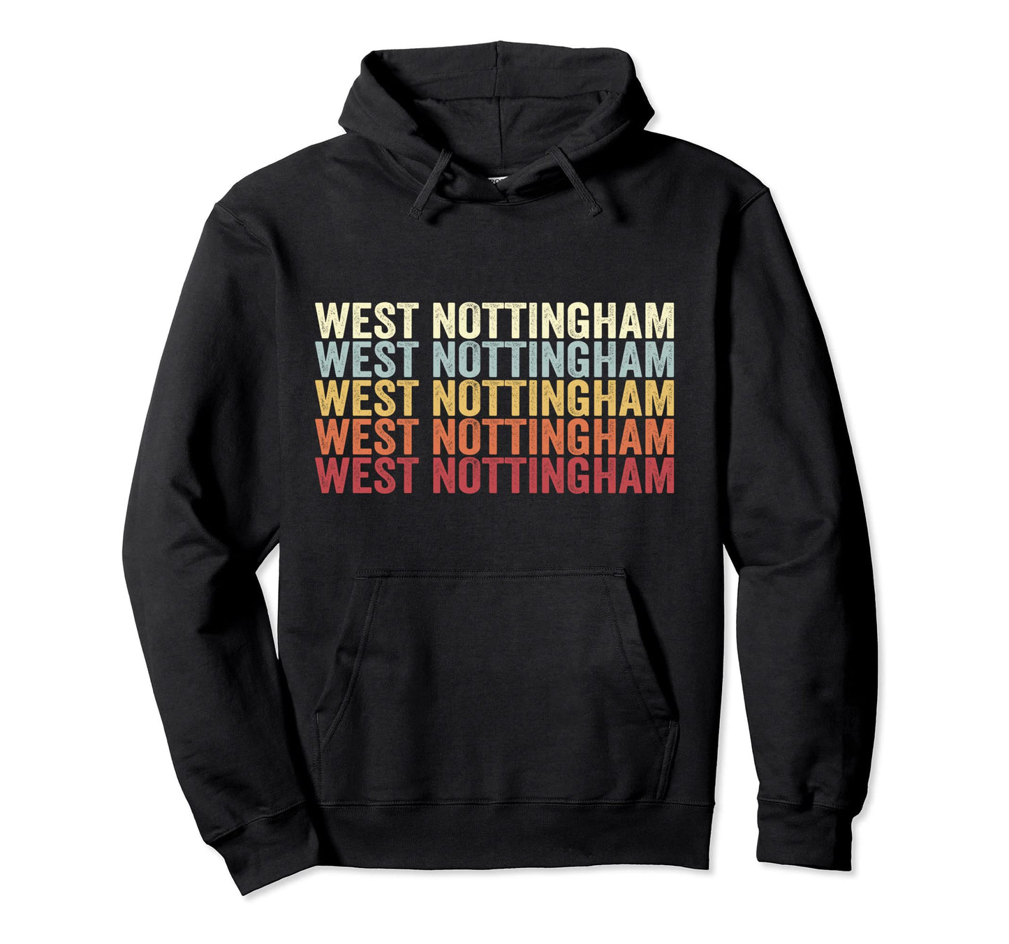 West Nottingham Pennsylvania West Hoodie - Aesthetic Graphic for Adults - T-Shirt, Sweatshirt, Hoodie