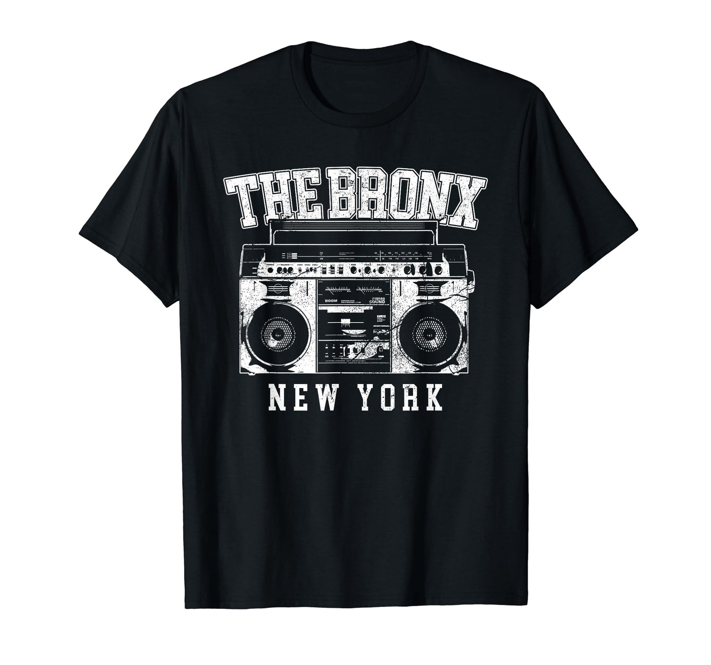 Bronx New York Nyc Boombox Old School Hip T-Shirt - Novelty Apparel Unisex - T-Shirt, Sweatshirt, Hoodie
