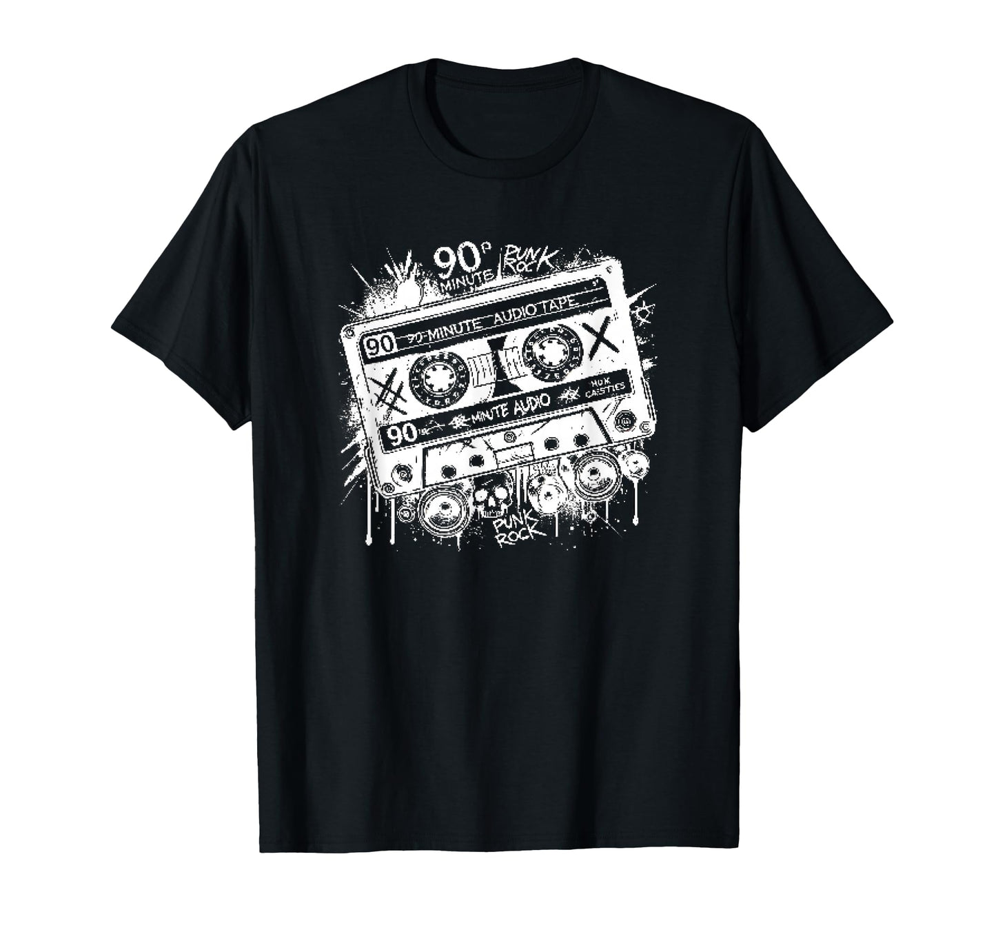 Punk Rock Cassette Tape Grunge Music T-Shirt - Aesthetic Graphic for Adults - T-Shirt, Sweatshirt, Hoodie