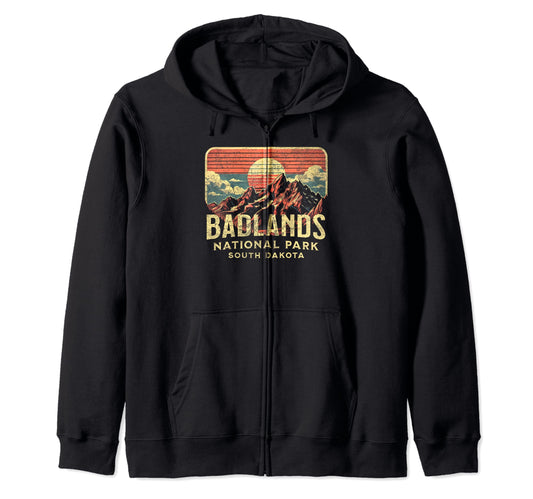 Badlands National Park South Sweatshirt - Streetwear Style for Adults - T-Shirt, Sweatshirt, Hoodie
