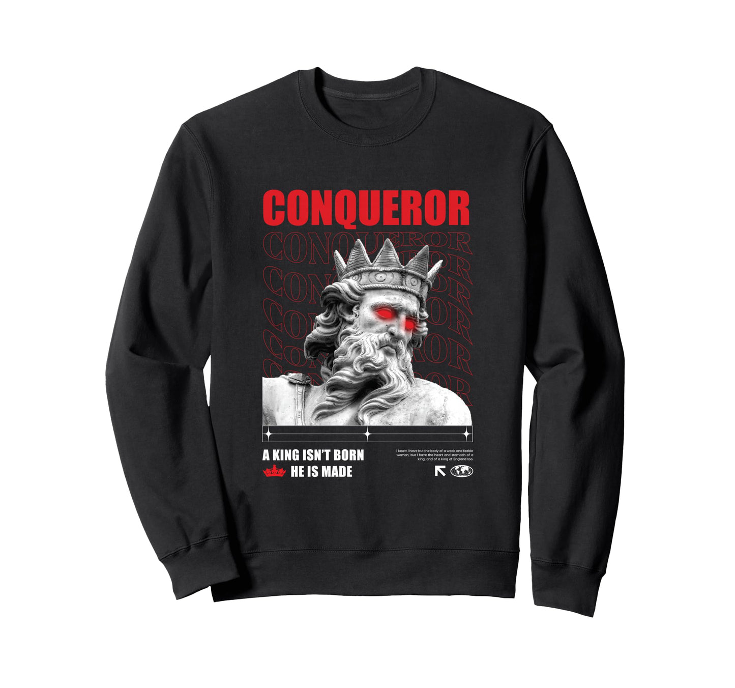 Conqueror Sculpture Greek Sweatshirt - Streetwear Style for Adults - T-Shirt, Sweatshirt, Hoodie