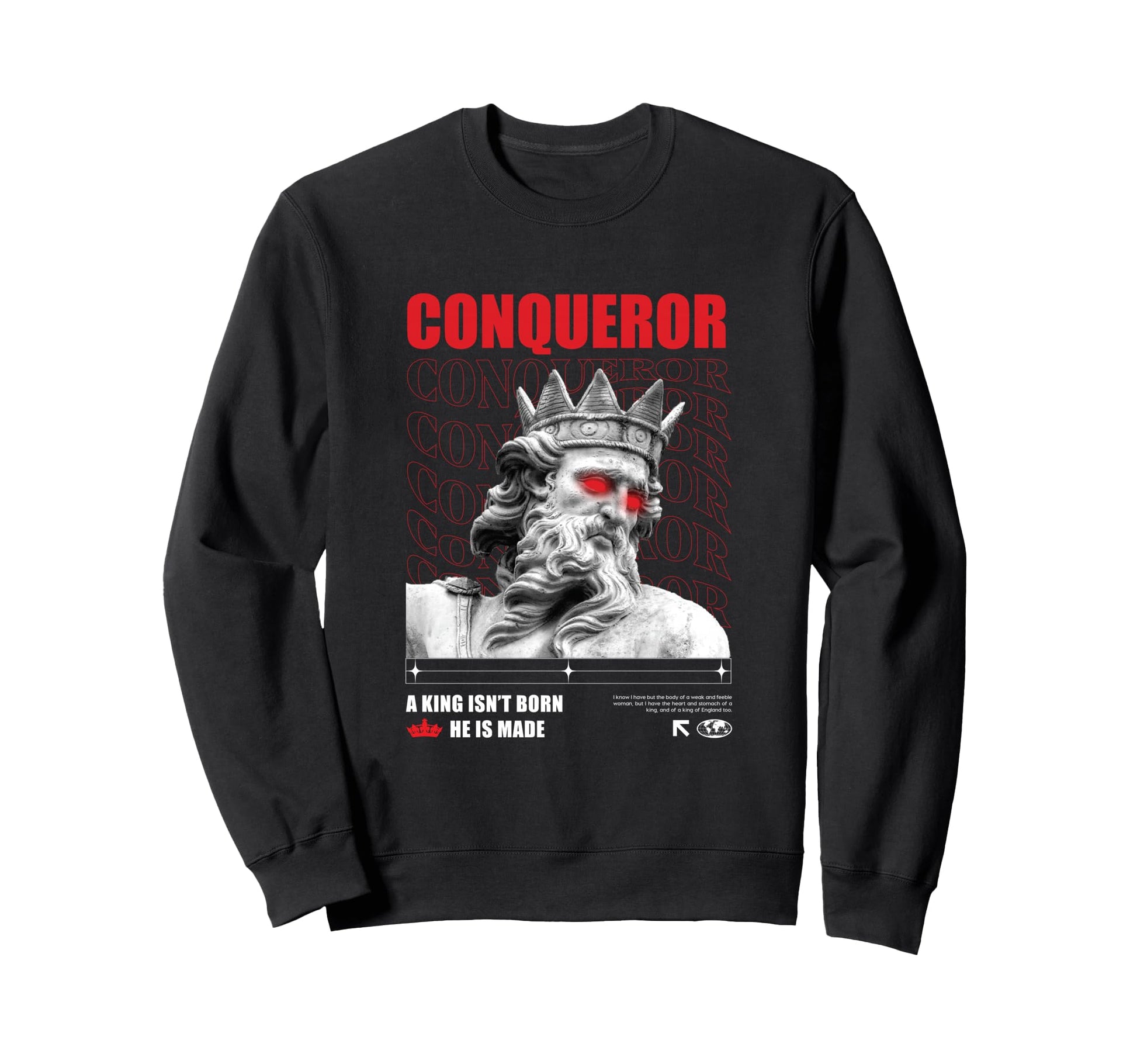 Conqueror Sculpture Greek Sweatshirt - Streetwear Style for Adults - T-Shirt, Sweatshirt, Hoodie