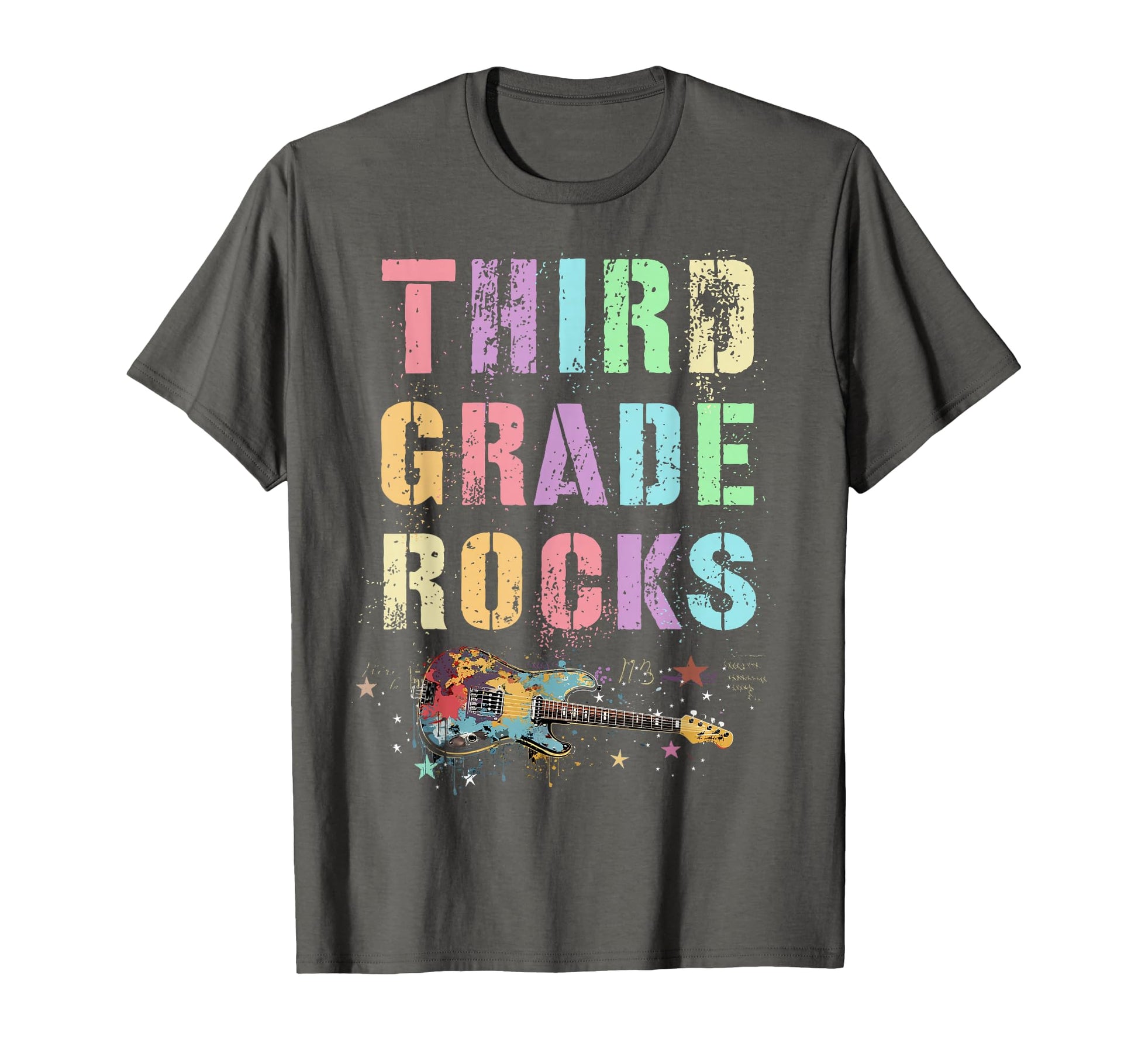 Funny Third Grade Rocks Teacher My T-Shirt - Custom Art Print Men Women - T-Shirt, Sweatshirt, Hoodie
