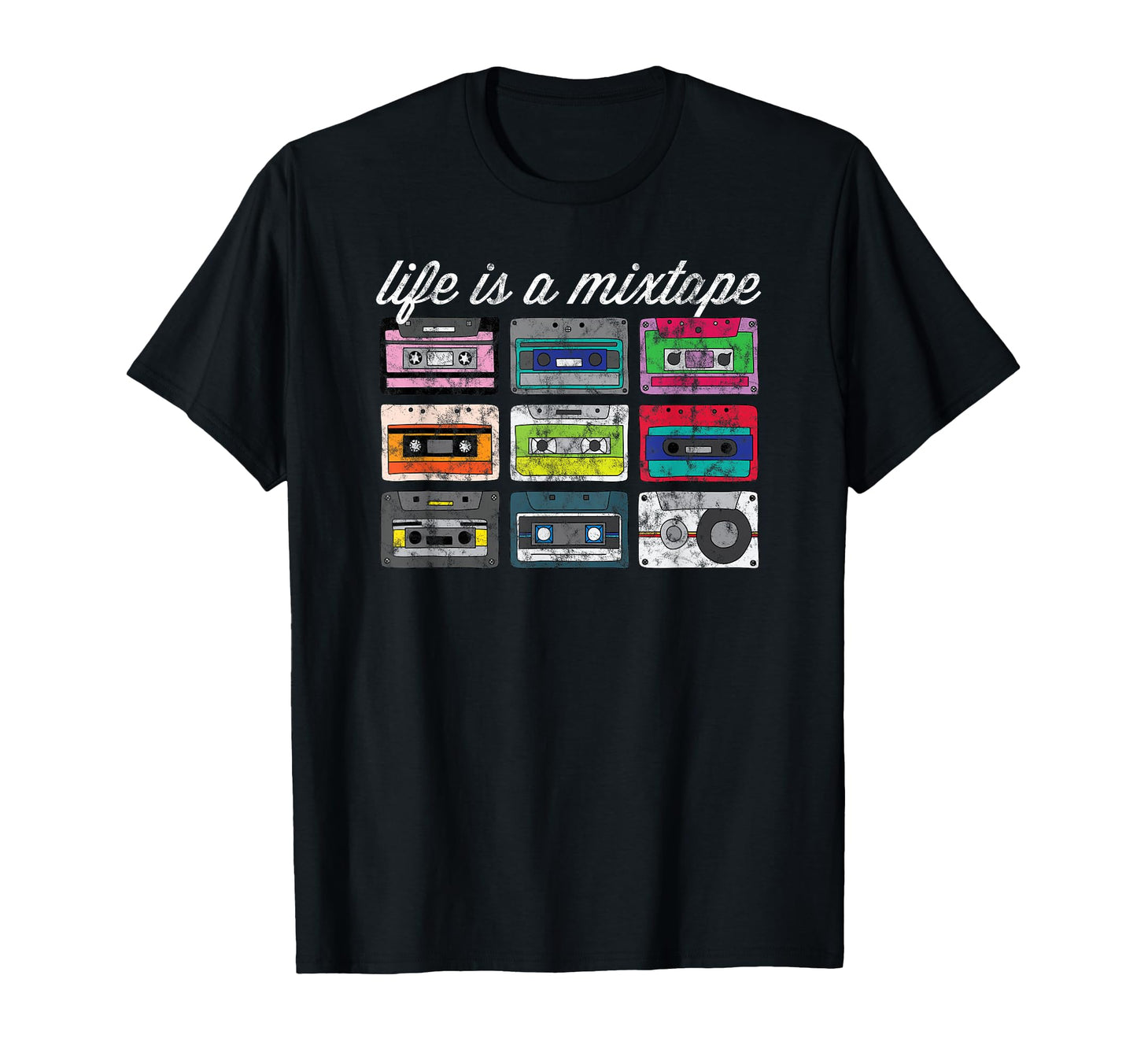 Old School Hip Hop Dj Mixtape T-Shirt - Custom Art Print for Adults - T-Shirt, Sweatshirt, Hoodie