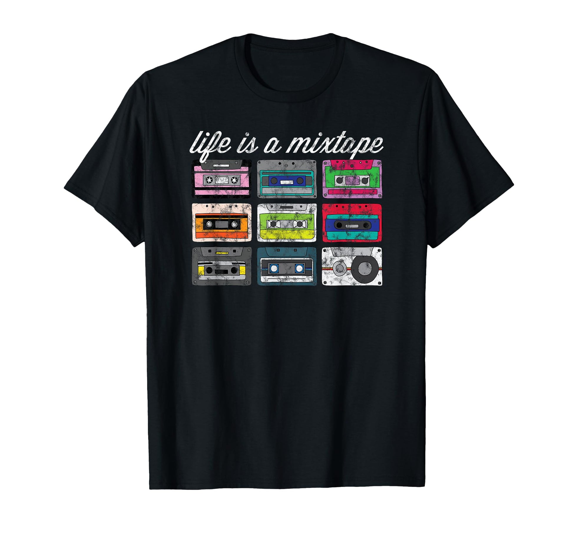 Old School Hip Hop Dj Mixtape T-Shirt - Custom Art Print for Adults - T-Shirt, Sweatshirt, Hoodie
