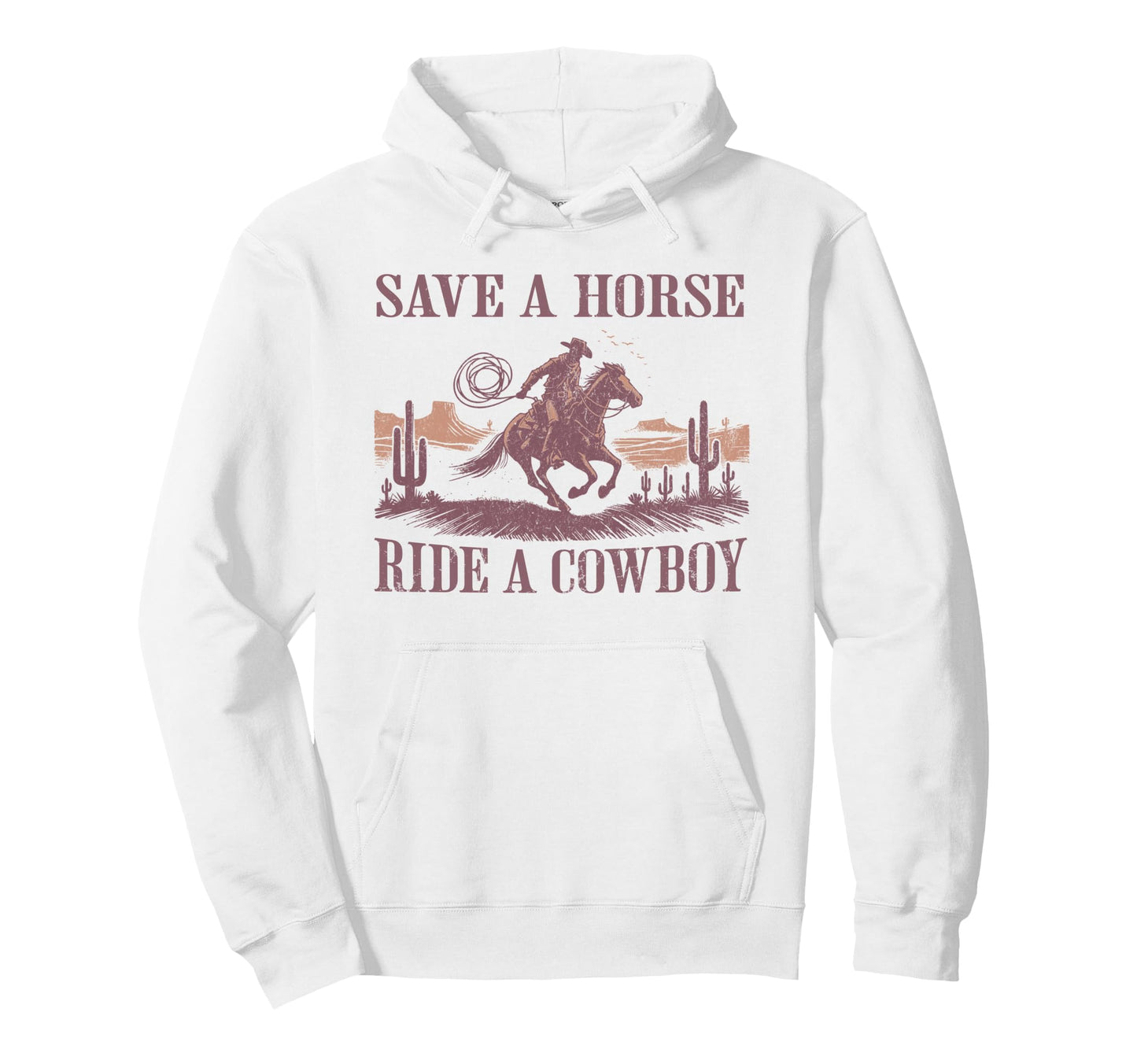 Western Rodeo Country Save Horse Ride Hoodie - Novelty Apparel Unisex - T-Shirt, Sweatshirt, Hoodie