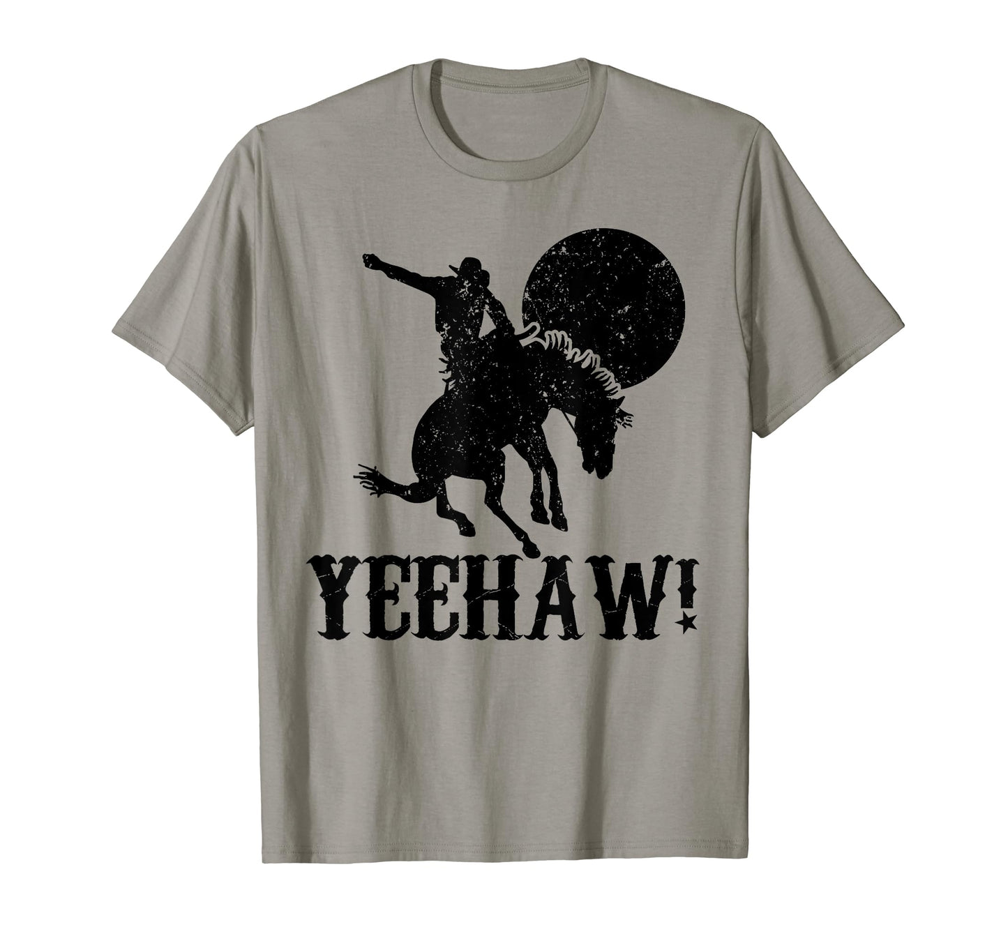 Yeehaw Cowboy Cowgirl Western Rodeo T-Shirt - Minimalist Print Men Women - T-Shirt, Sweatshirt, Hoodie