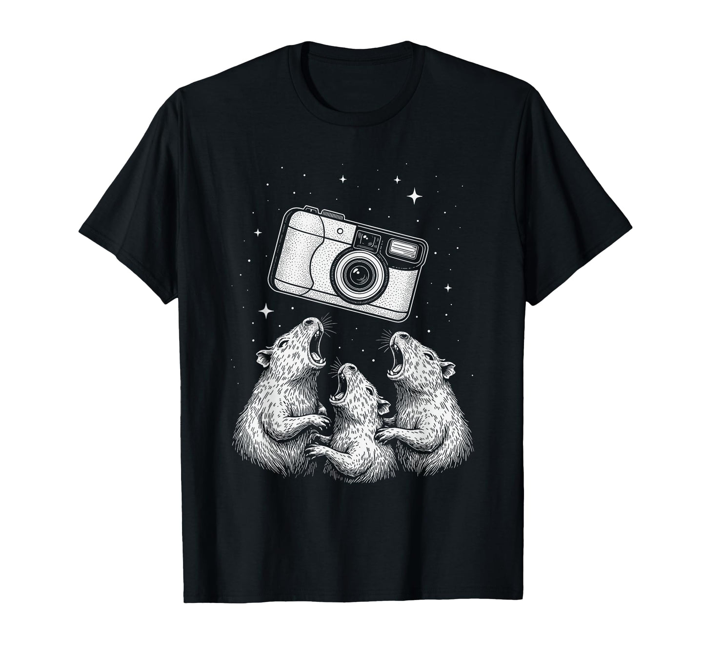 Camera Rat Astronomer Fantasy T-Shirt - Unique Graphic Men Women - T-Shirt, Sweatshirt, Hoodie
