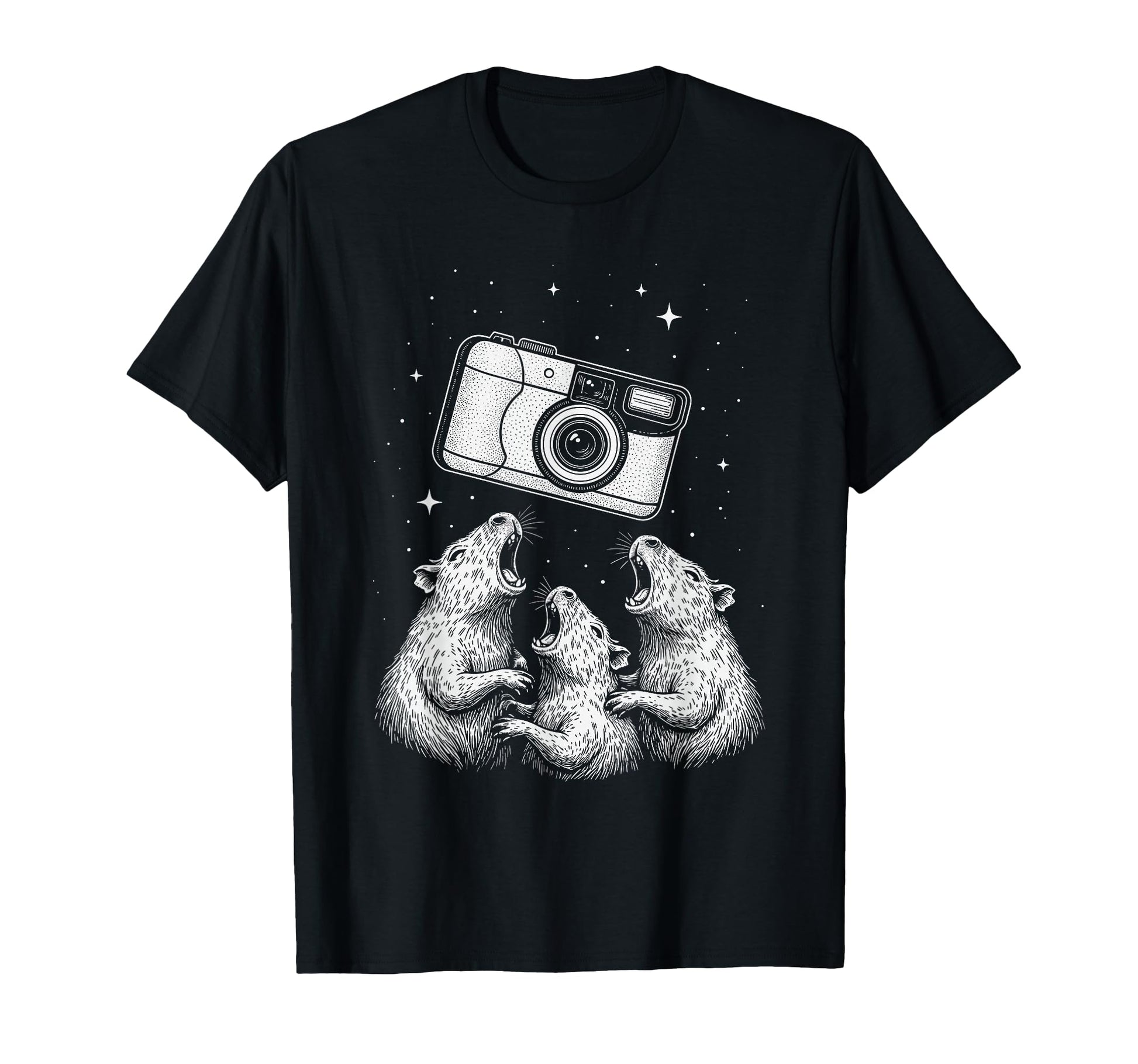 Camera Rat Astronomer Fantasy T-Shirt - Unique Graphic Men Women - T-Shirt, Sweatshirt, Hoodie