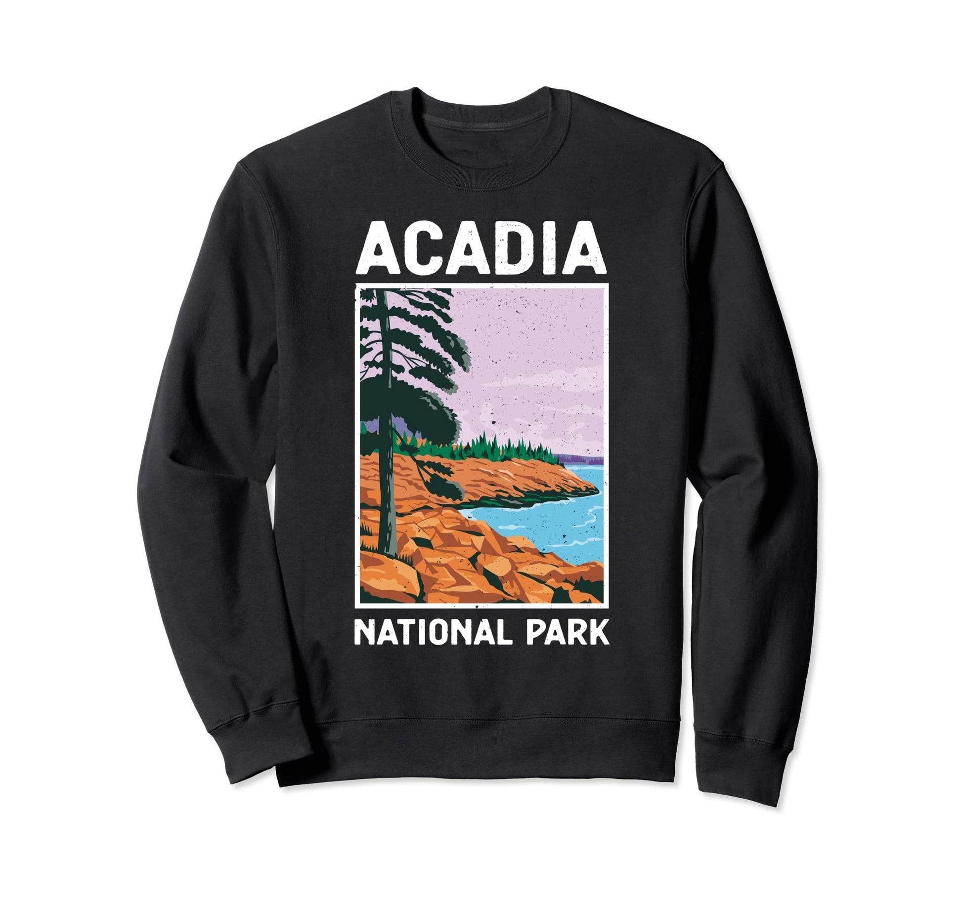 Acadia National Park Outdoor Sweatshirt - Aesthetic Graphic Men Women - T-Shirt, Sweatshirt, Hoodie
