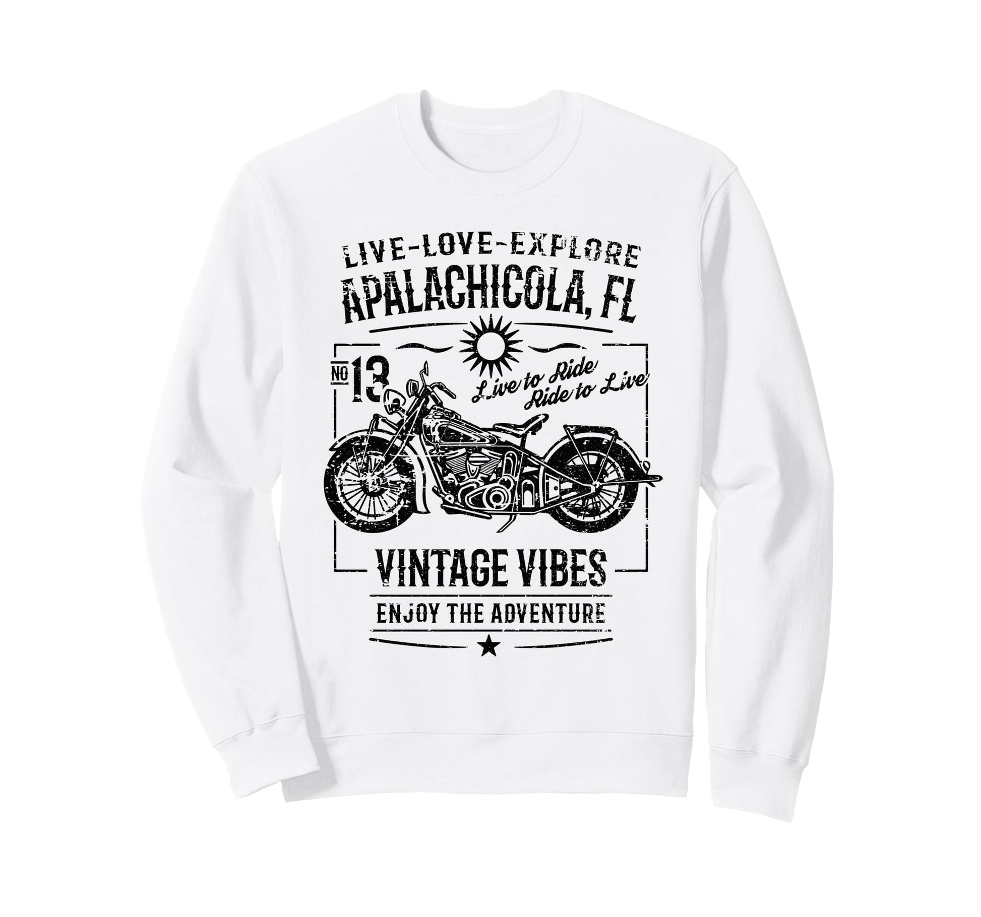 Apalachicola Florida Usa Sweatshirt - Streetwear Style for Adults - T-Shirt, Sweatshirt, Hoodie