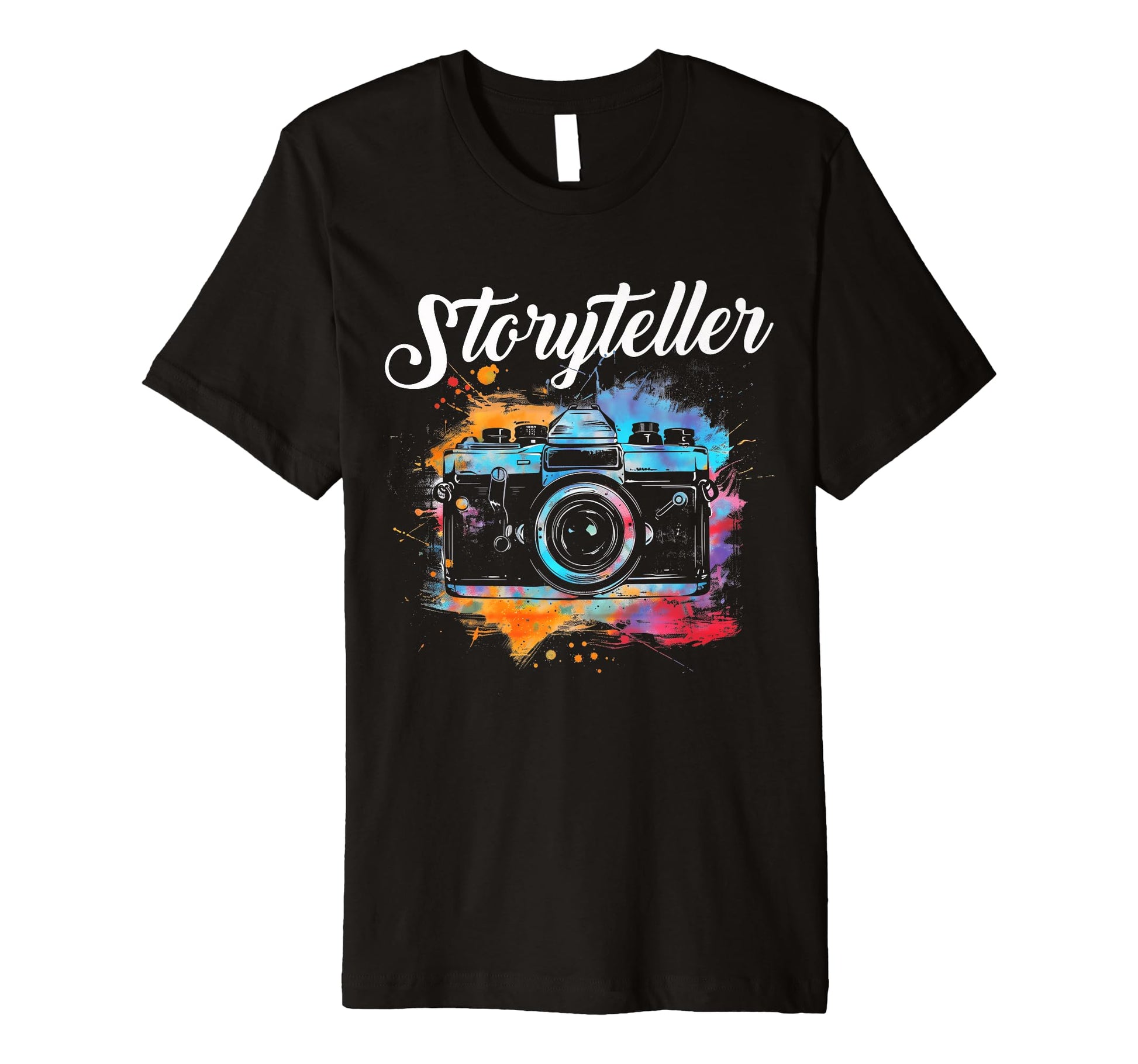 Photographer Storyteller Camera T-Shirt - Novelty Apparel Men Women - T-Shirt, Sweatshirt, Hoodie
