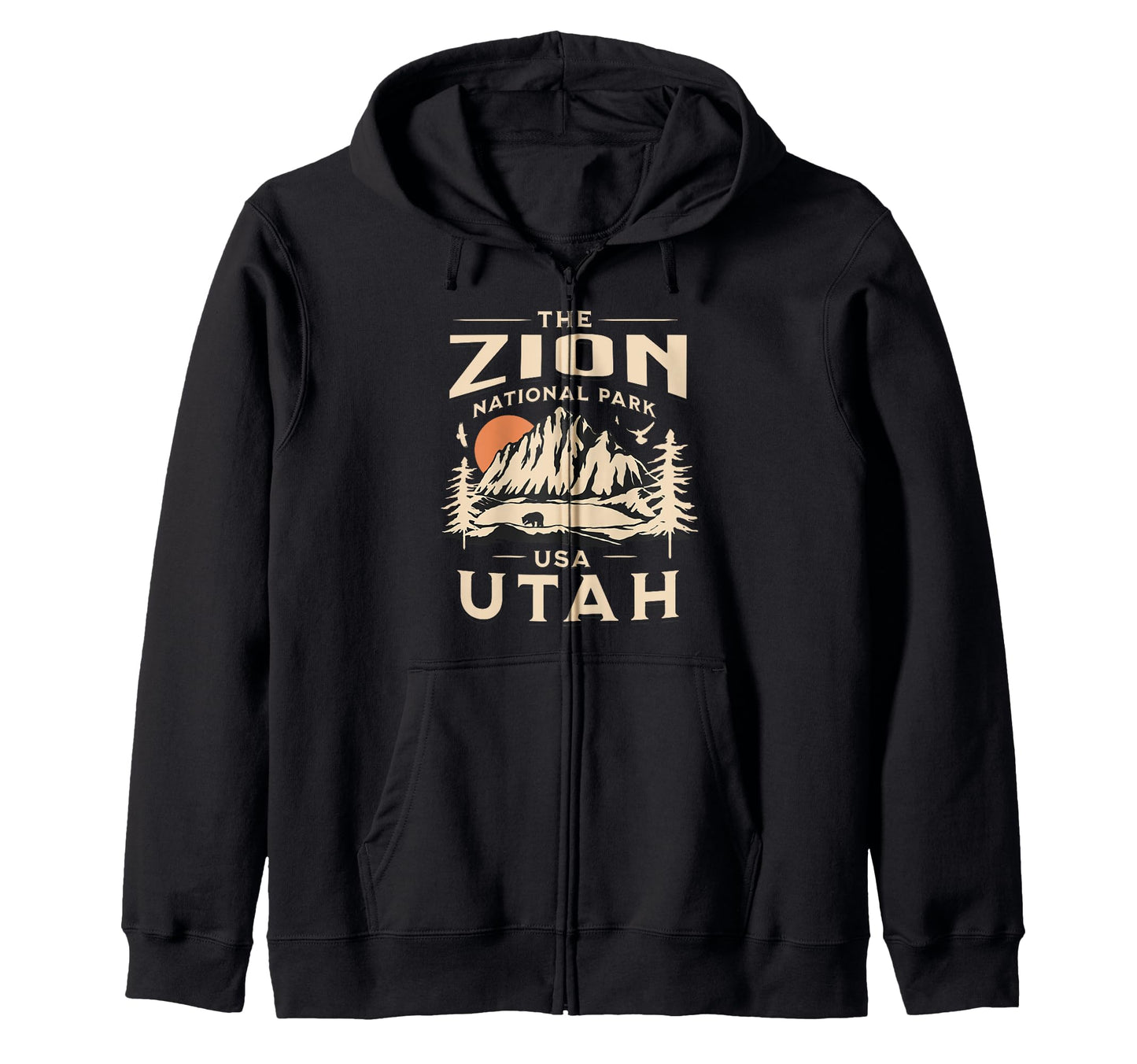 Zion National Park Utah Usa Outdoor Sweatshirt - Trendy Graphic Unisex - T-Shirt, Sweatshirt, Hoodie