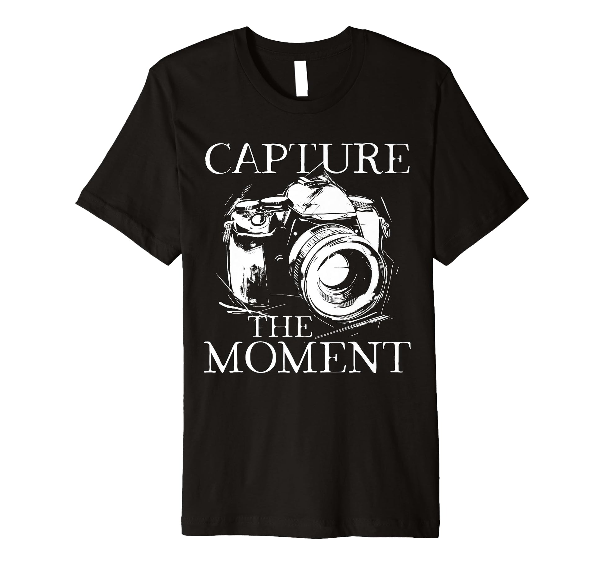 Photographer Capture Moment Camera Funny T-Shirt - Unique Graphic Unisex - T-Shirt, Sweatshirt, Hoodie