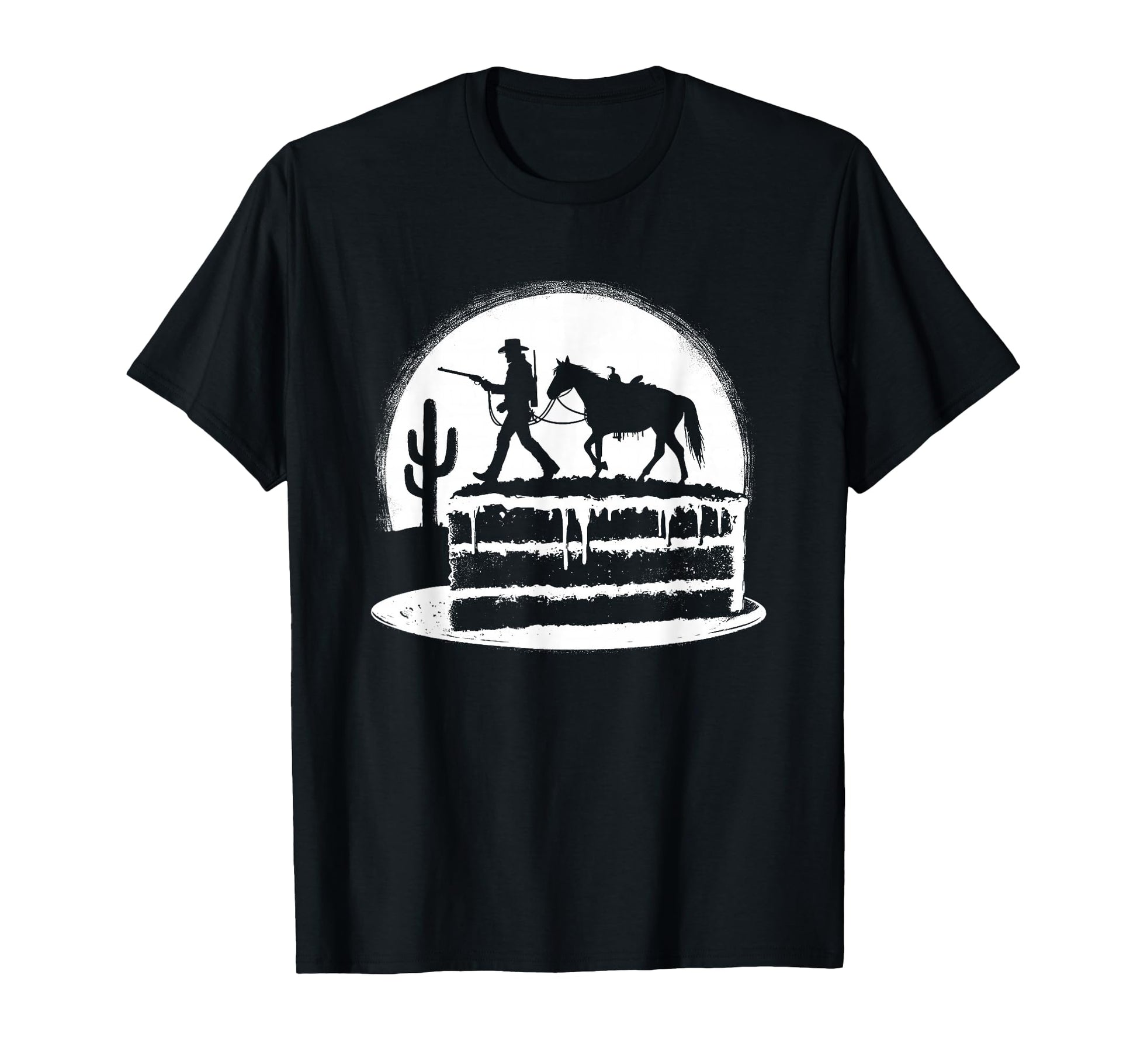 Cowboy Cake Funny Cowboy Cake Lover T-Shirt - Custom Art Print for Adults - T-Shirt, Sweatshirt, Hoodie