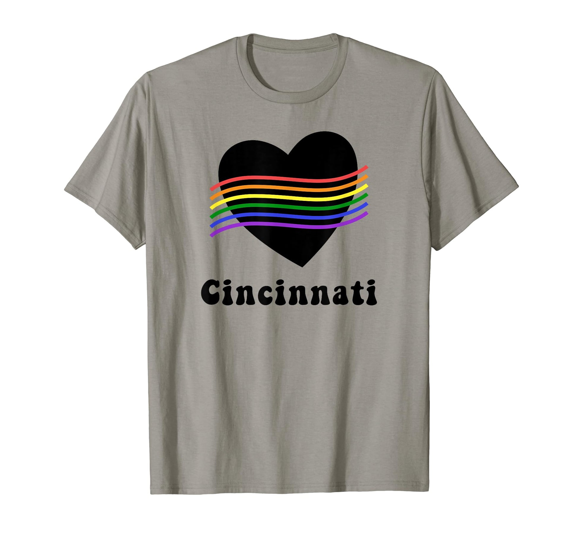 Cincinnati Lgbtq Lgbt Gay Pride Ohio T-Shirt - Novelty Apparel for Adults - T-Shirt, Sweatshirt, Hoodie