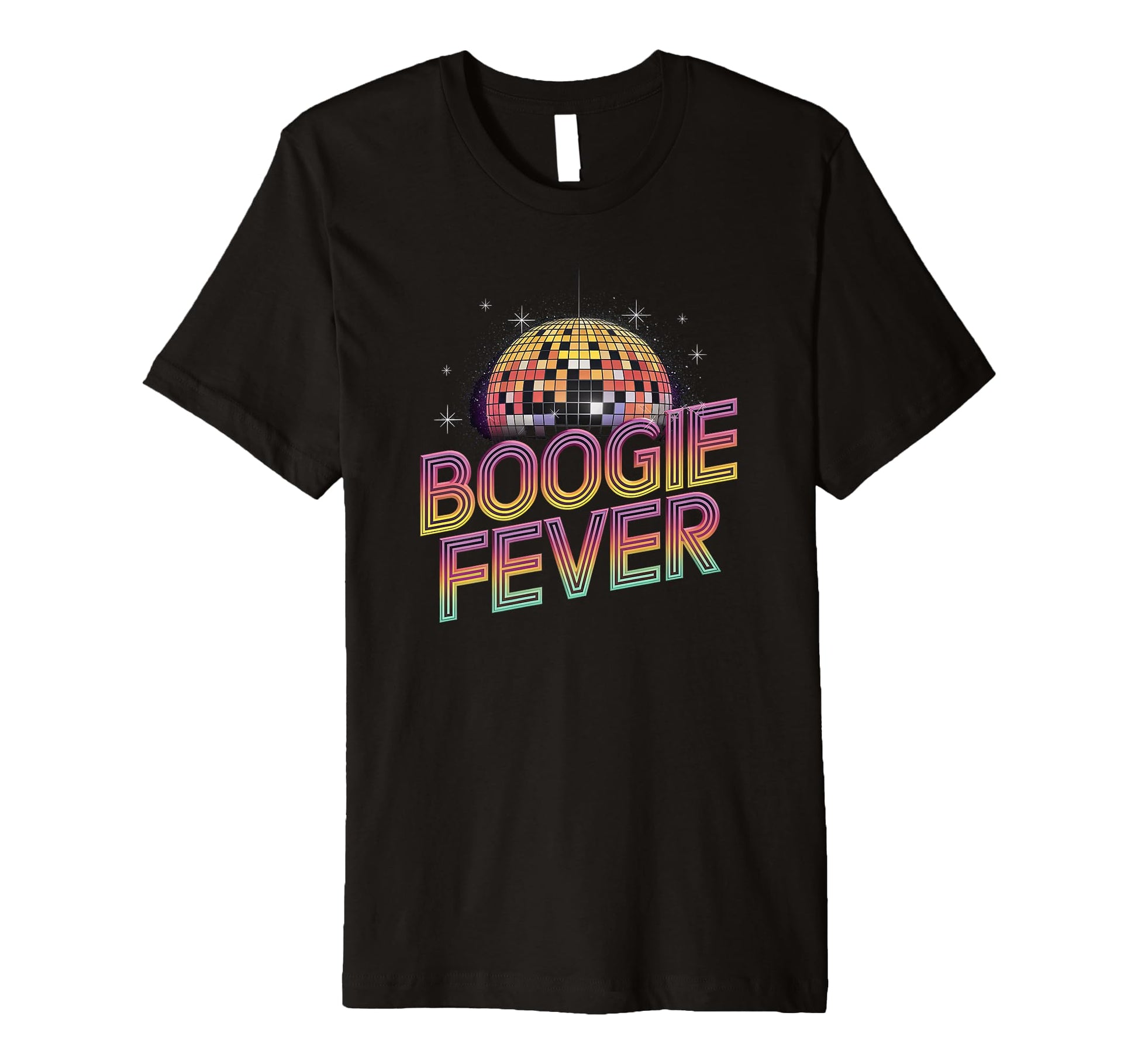 Disco Ball Boogie Fever Discoball T-Shirt - Minimalist Print Men Women - T-Shirt, Sweatshirt, Hoodie